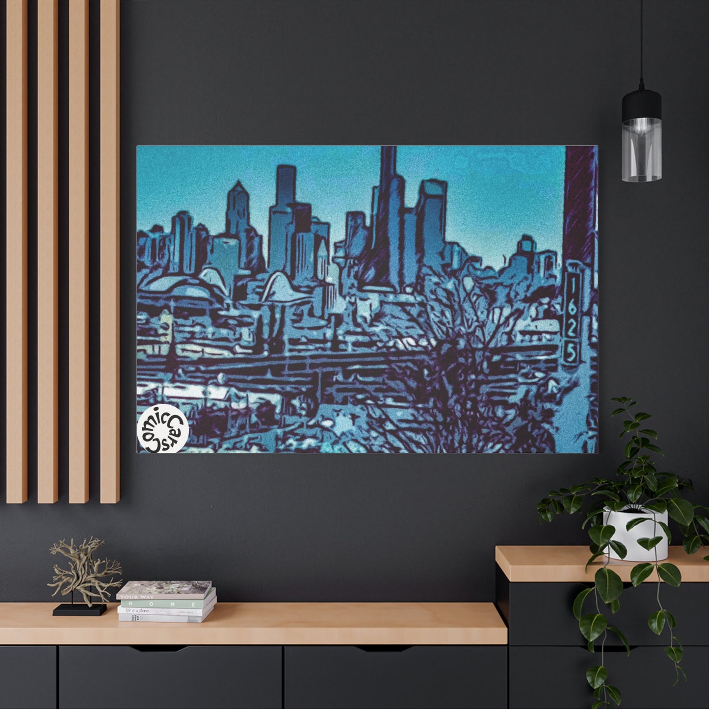Seattle Cruises City Matte Canvas Wall Art