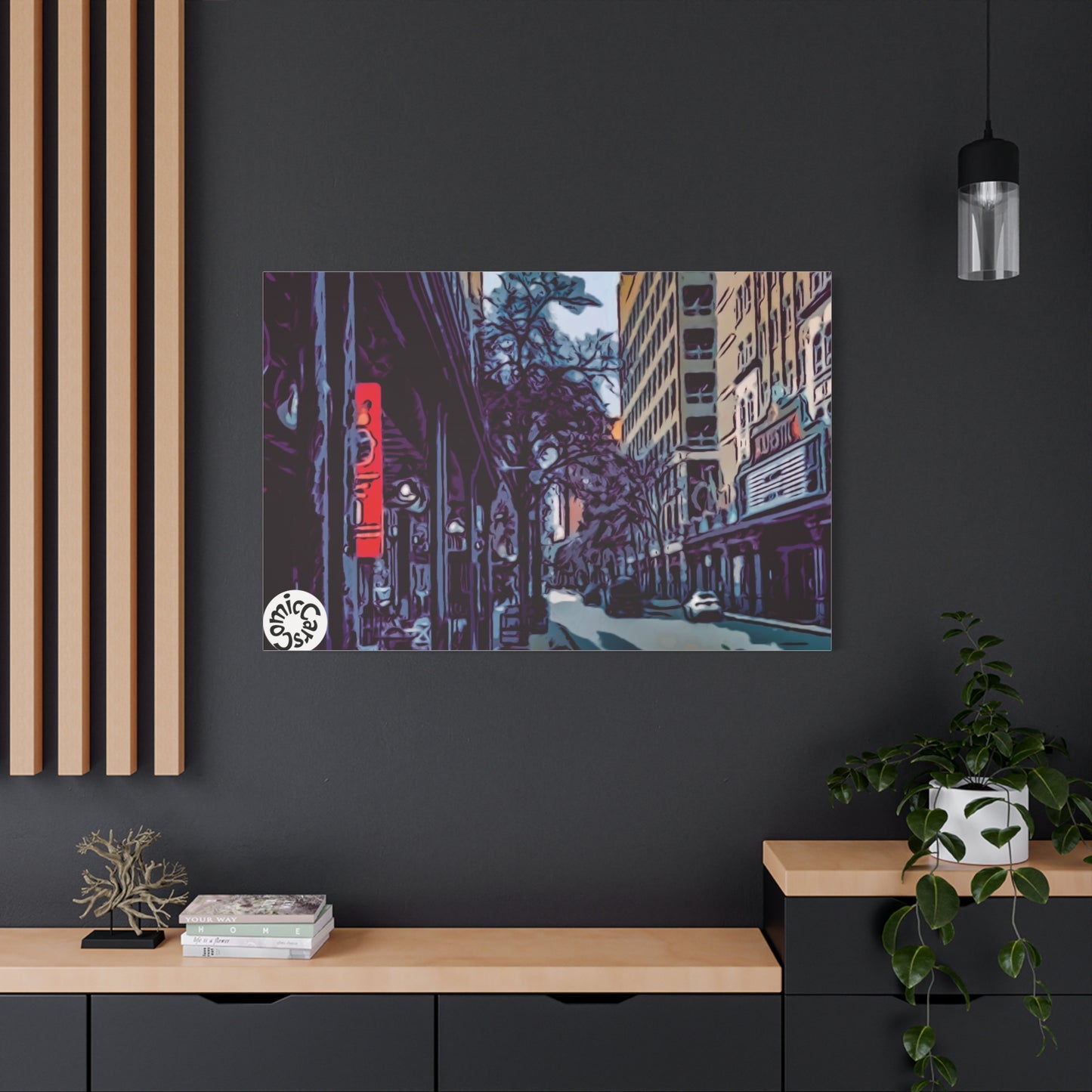 San Antonio Cruises City Matte Canvas Wall Art