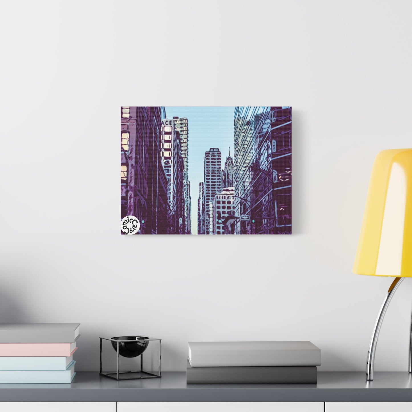 Chi-Town Cruises Matte Canvas Wall Art Urban Decor for Home and Office