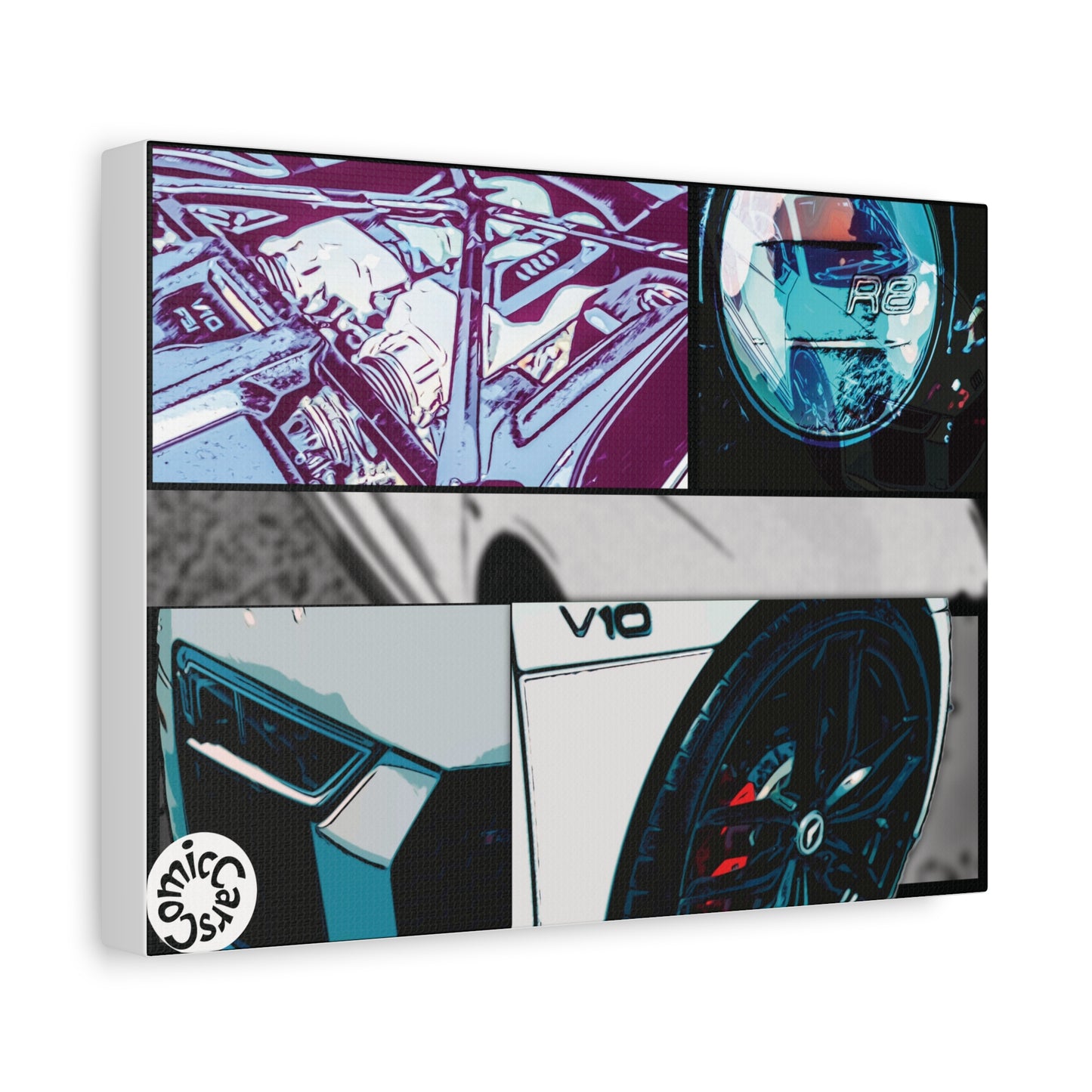Canvas Print of Fast German Sports Car for Automotive Enthusiasts