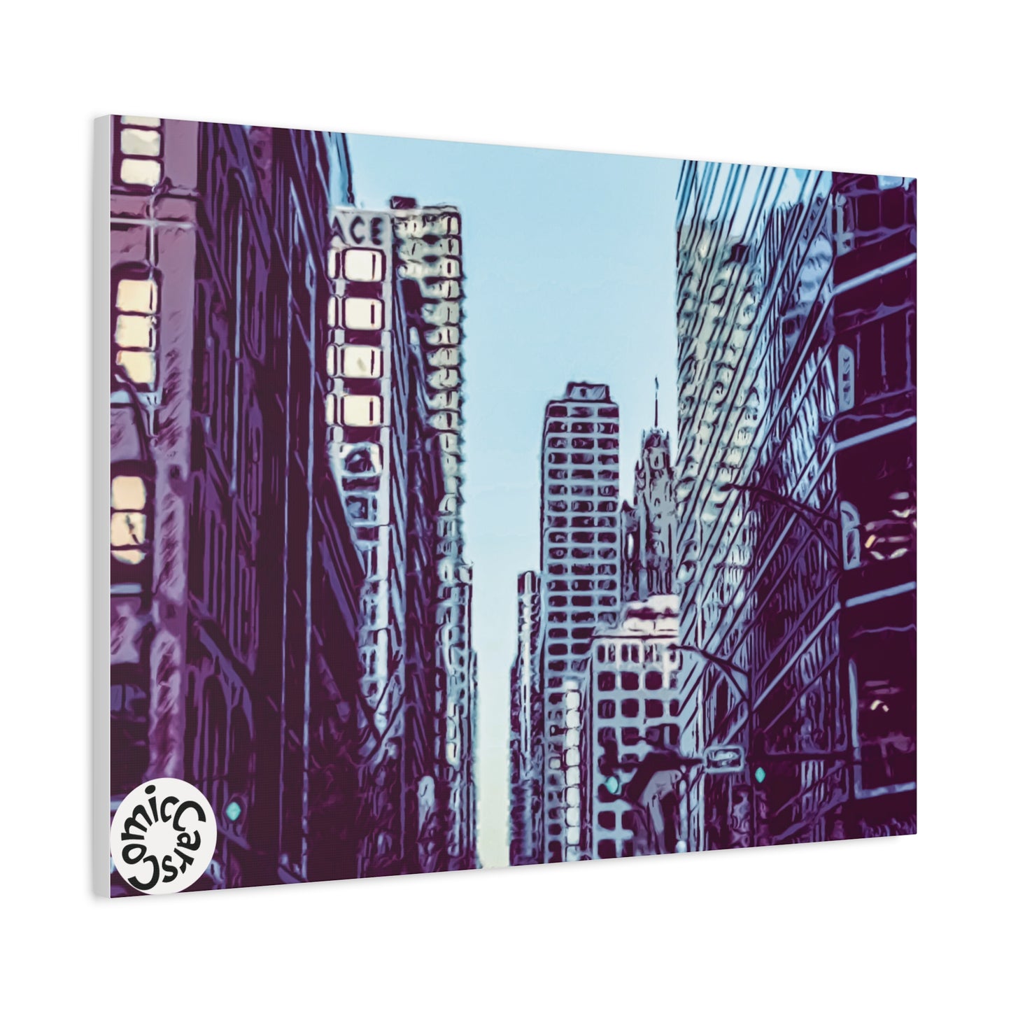 Chi-Town Cruises Matte Canvas Wall Art Urban Decor for Home and Office