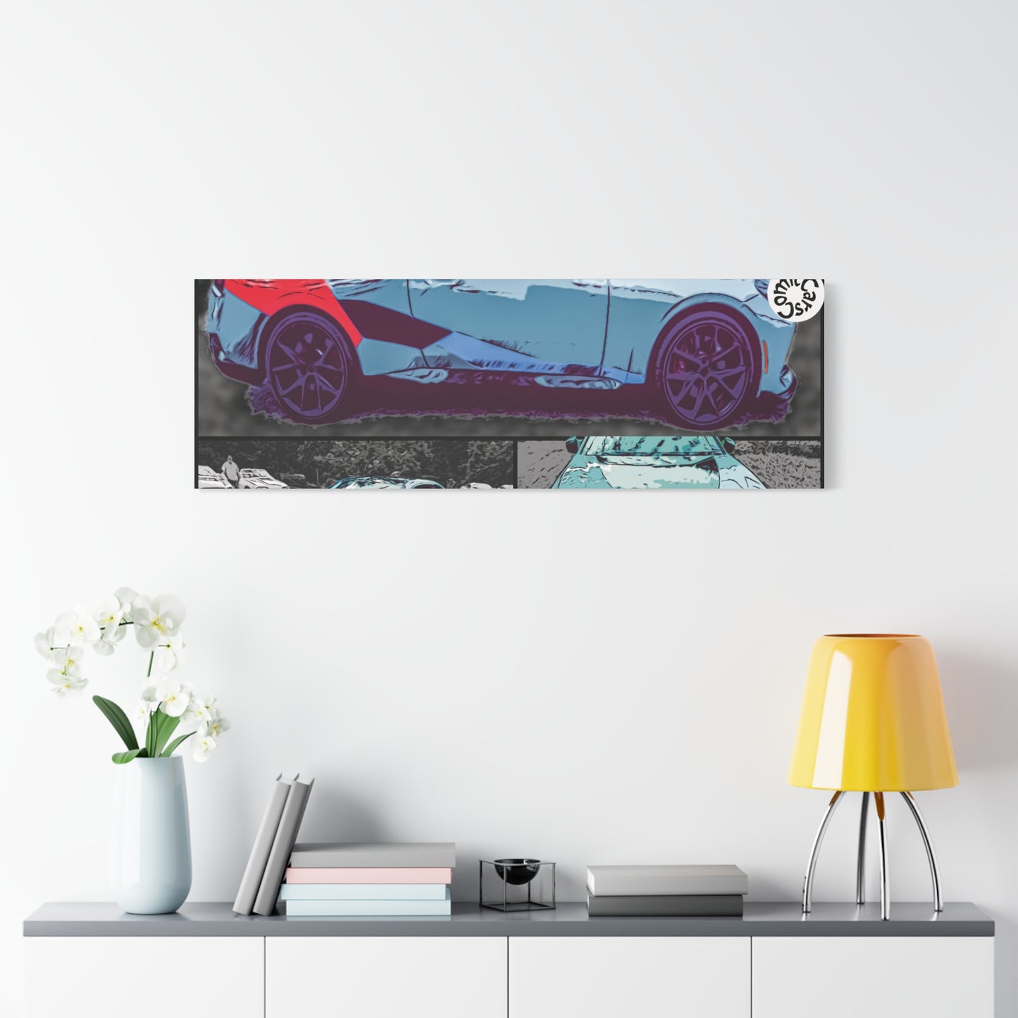 Canvas Print German Sports Car Matte Wall Art Decor