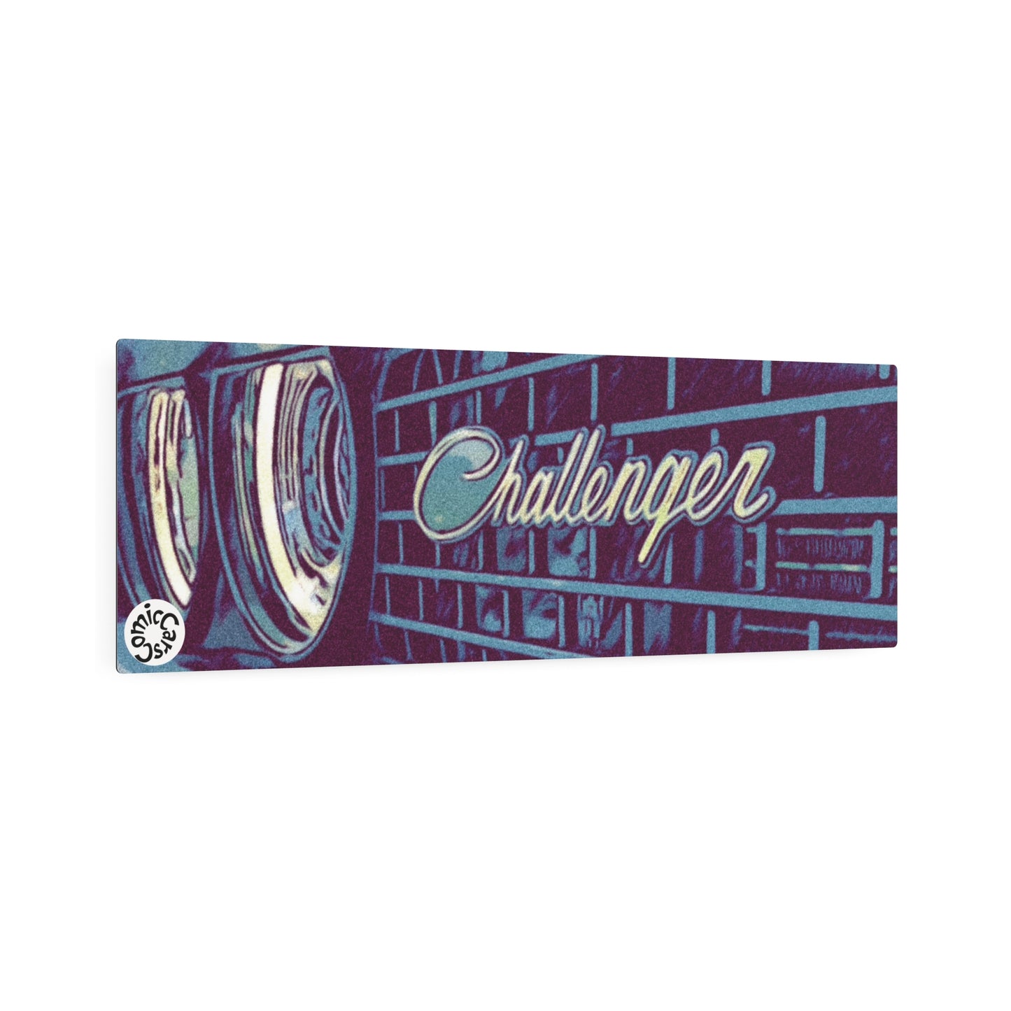 Metal Art Sign Modern Muscle Car Gas Pump Garage Wall Art