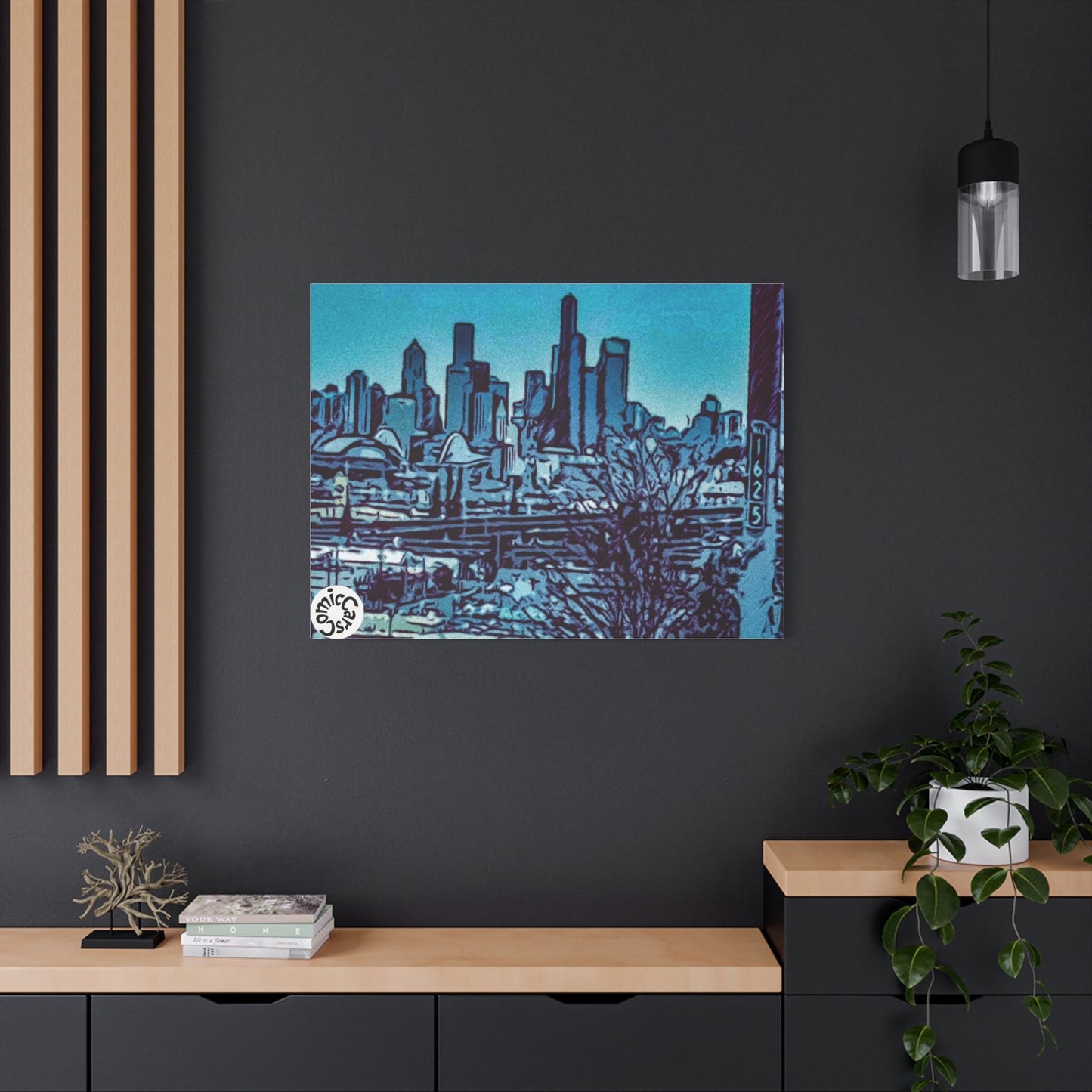 Seattle Cruises City Matte Canvas Wall Art