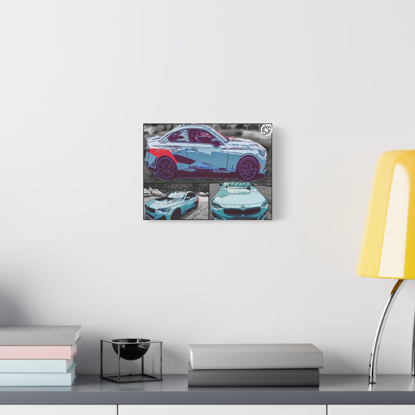 Canvas Print German Sports Car Matte Wall Art Decor