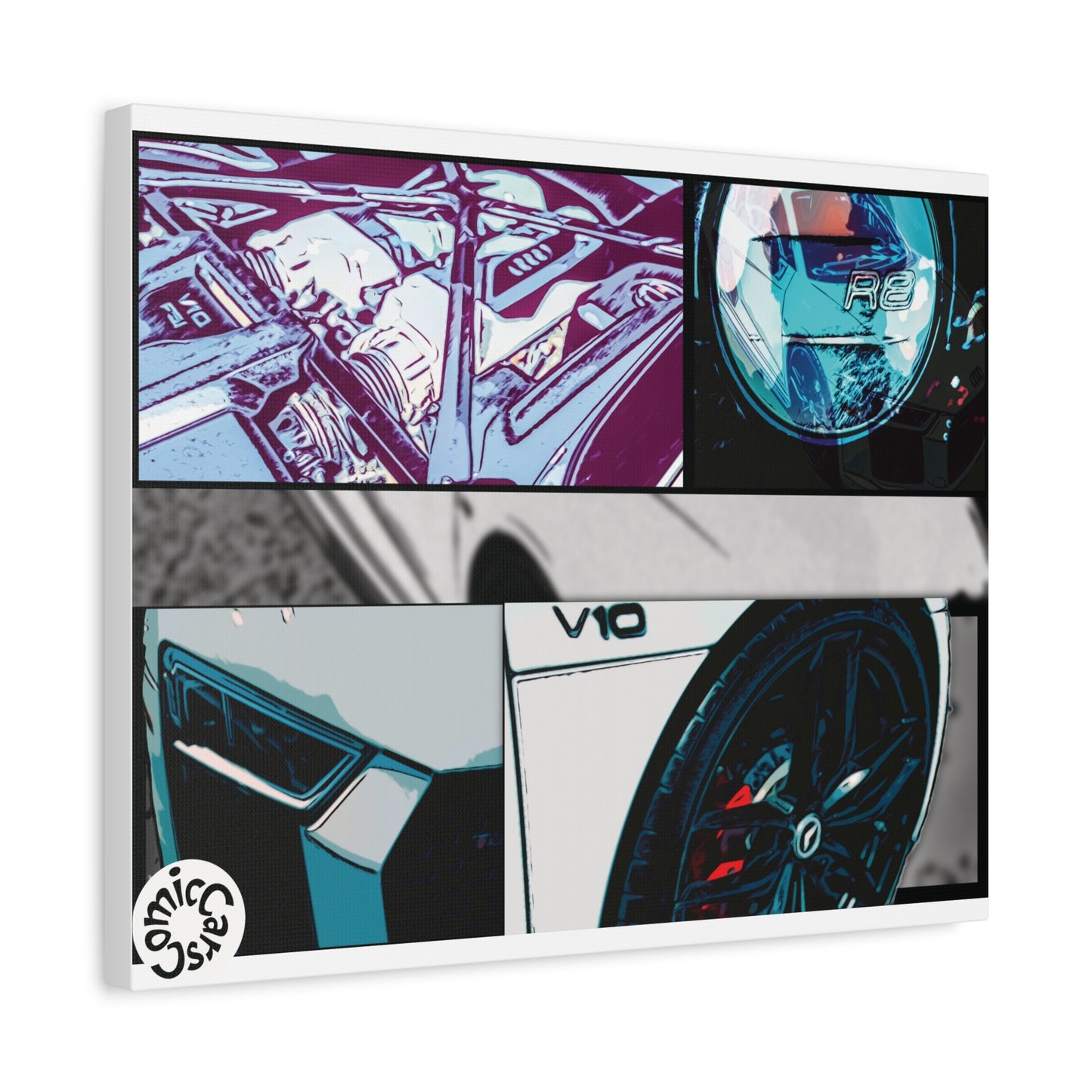 Canvas Print of Fast German Sports Car for Automotive Enthusiasts