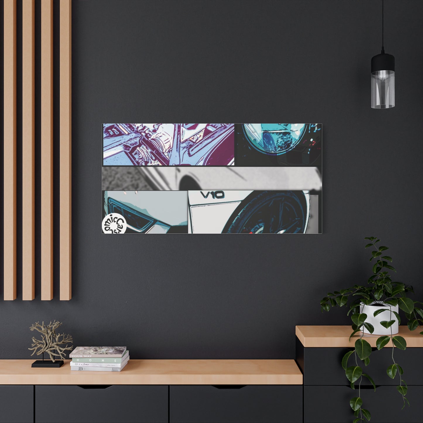 Canvas Print of Fast German Sports Car for Automotive Enthusiasts