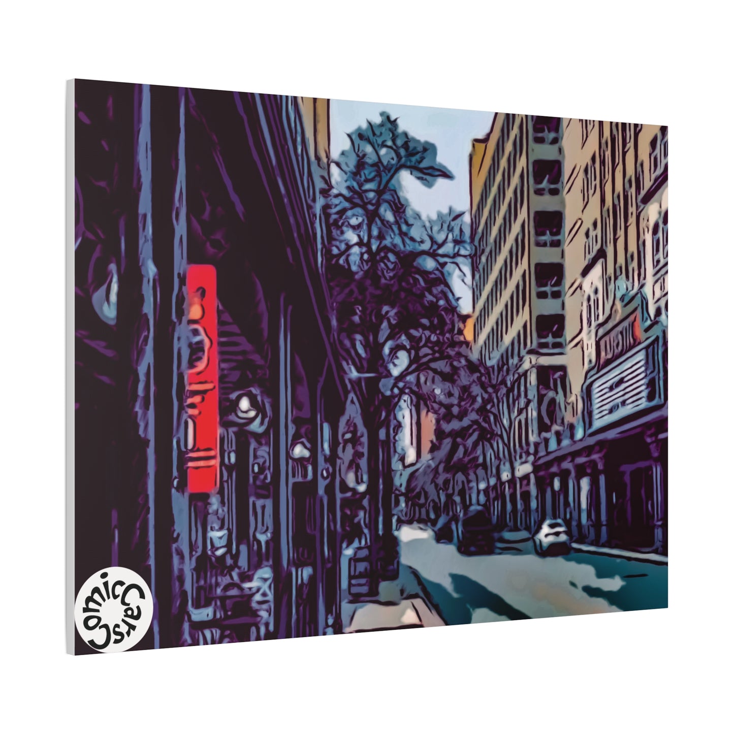San Antonio Cruises City Matte Canvas Wall Art