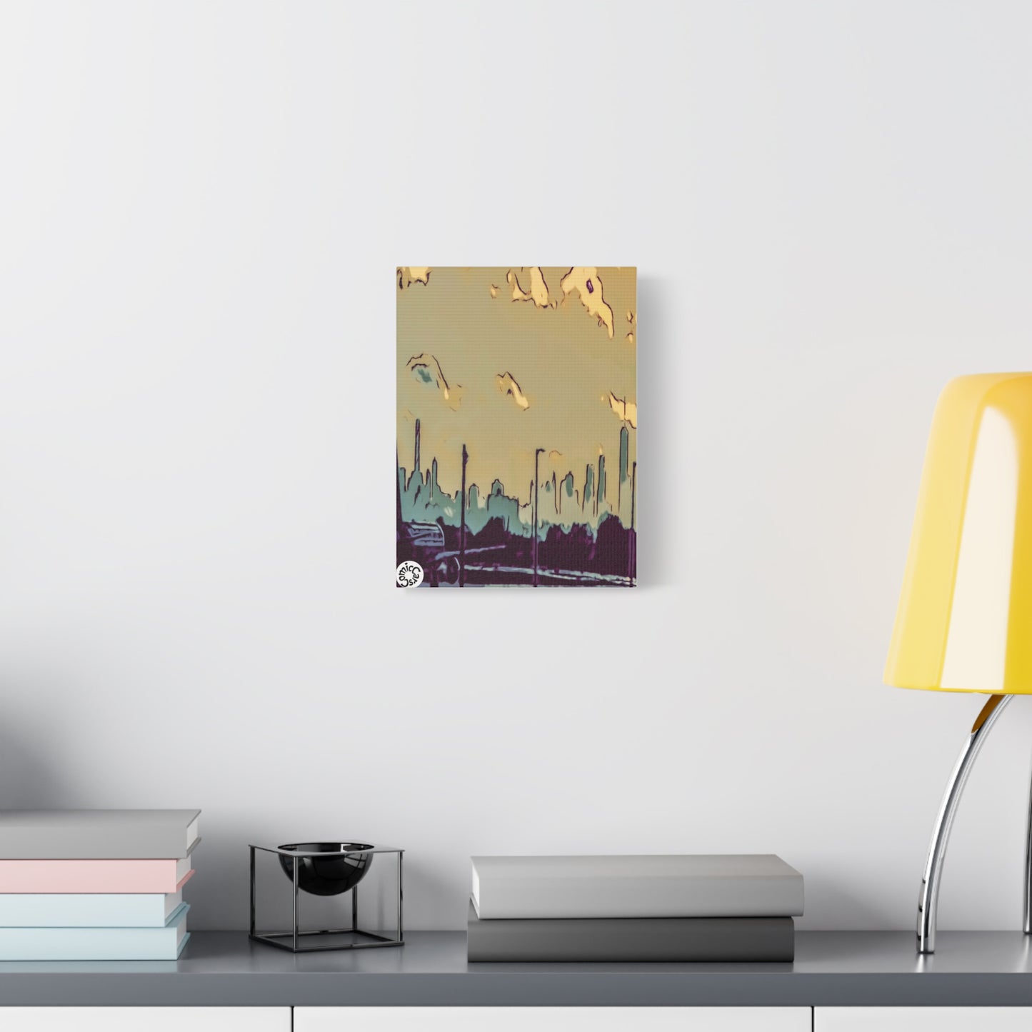 New York City JFK Airport Matte Canvas Wall Art Urban Home Decor