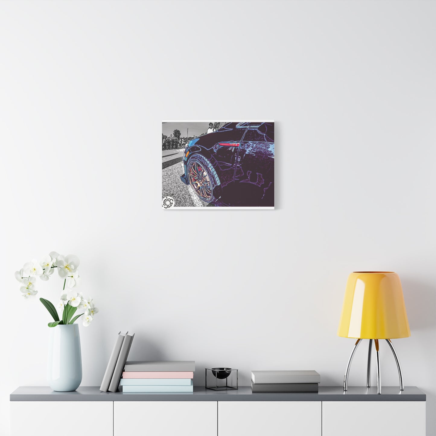 Canvas Print German Import Sports Car Luxury Decor for Car Enthusiasts