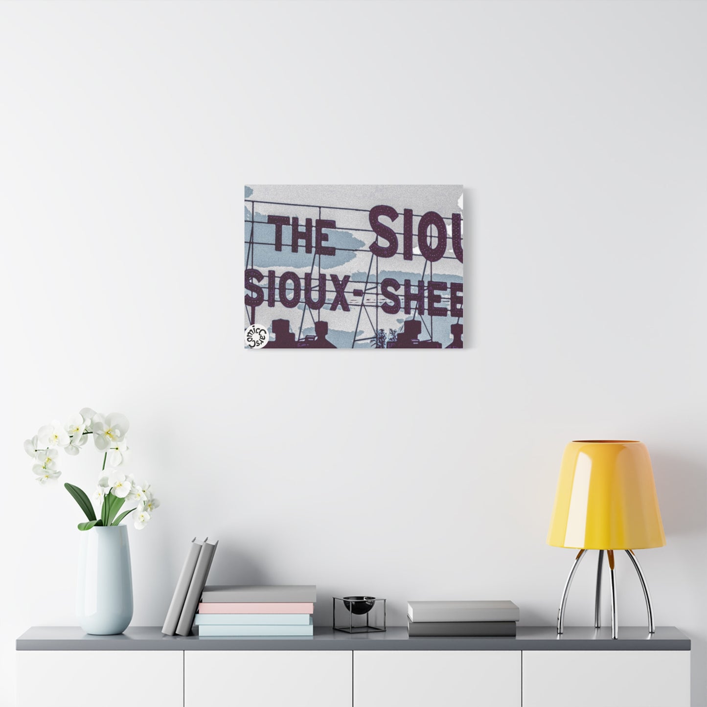 Sioux Falls City Matte Canvas Wall Art Urban Decor