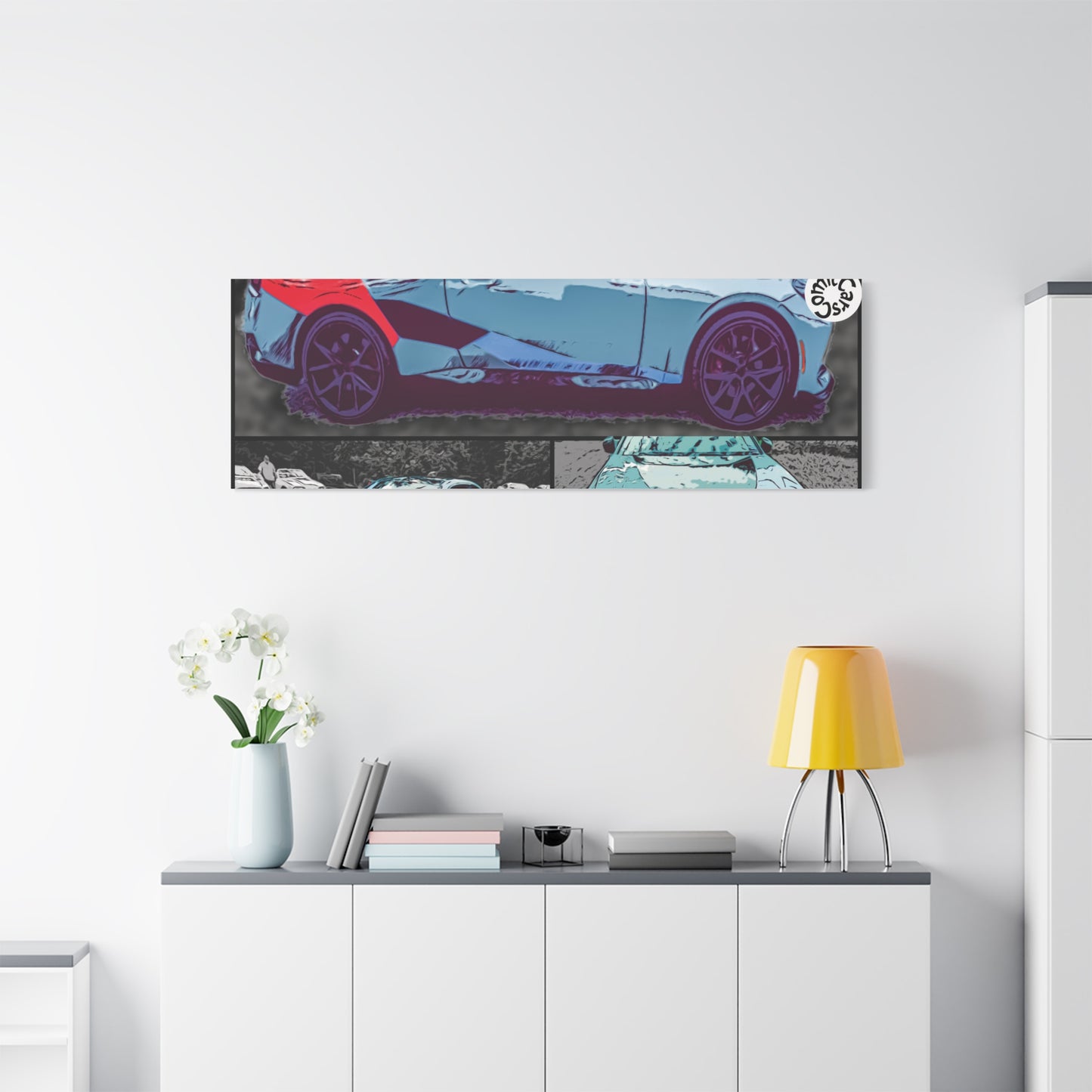 Canvas Print German Sports Car Matte Wall Art Decor