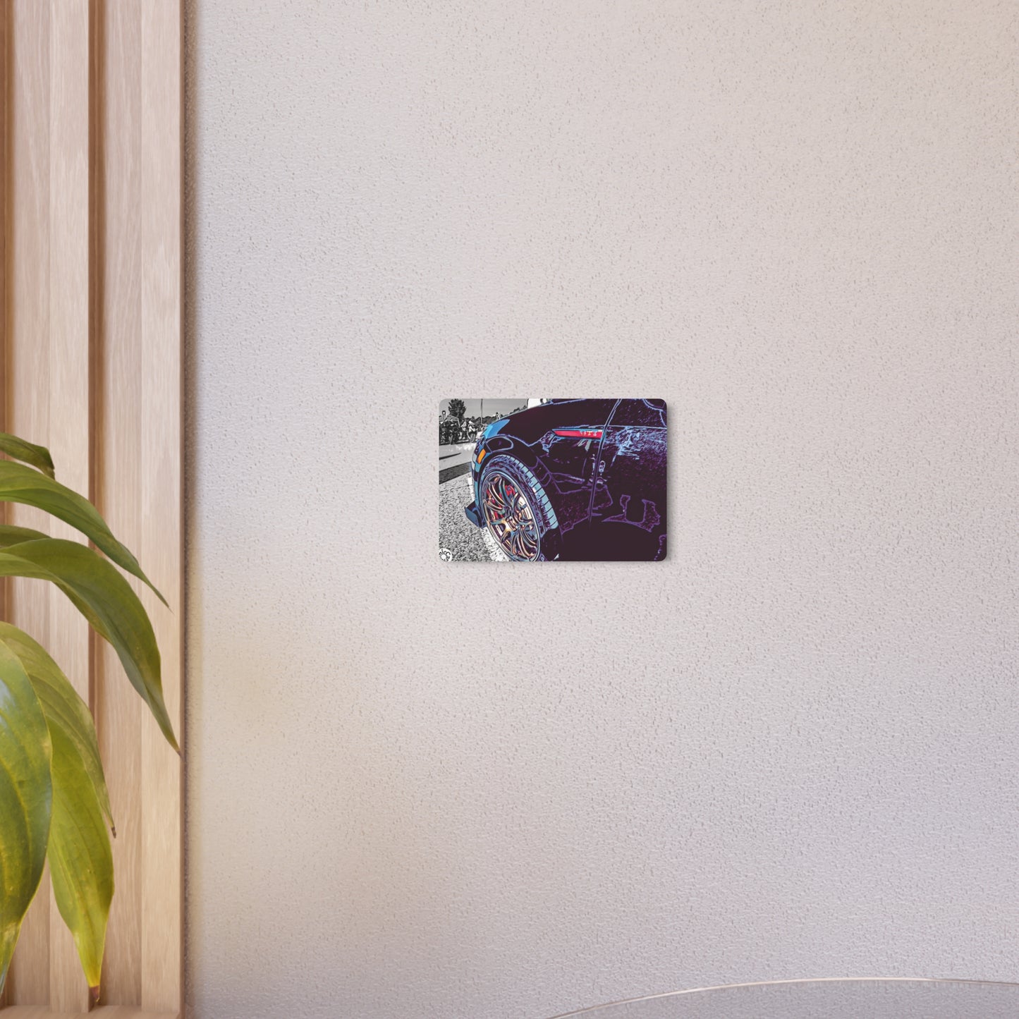 Metal Art Sign German Import Sports Car Wall Decor