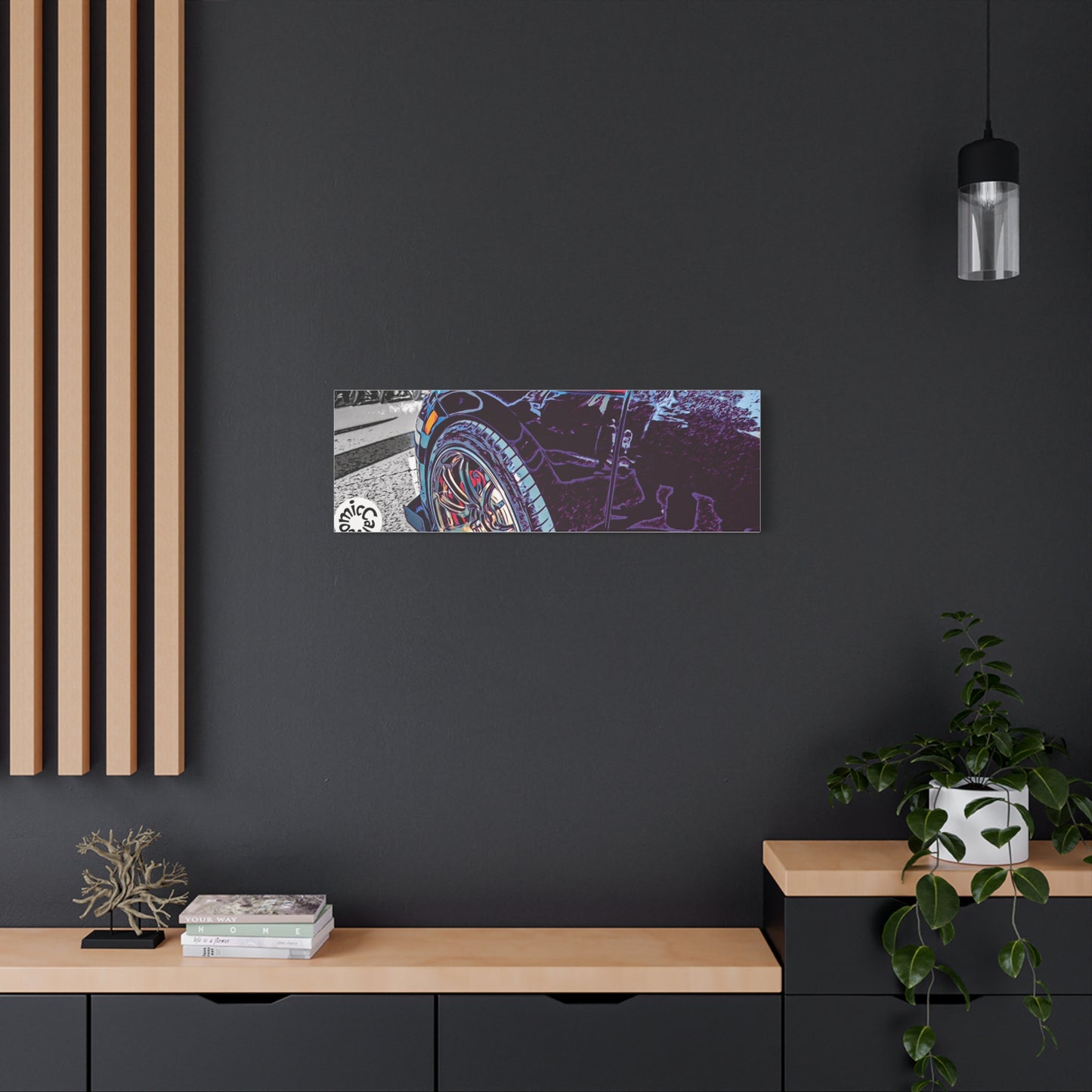 Canvas Print German Import Sports Car Luxury Decor for Car Enthusiasts