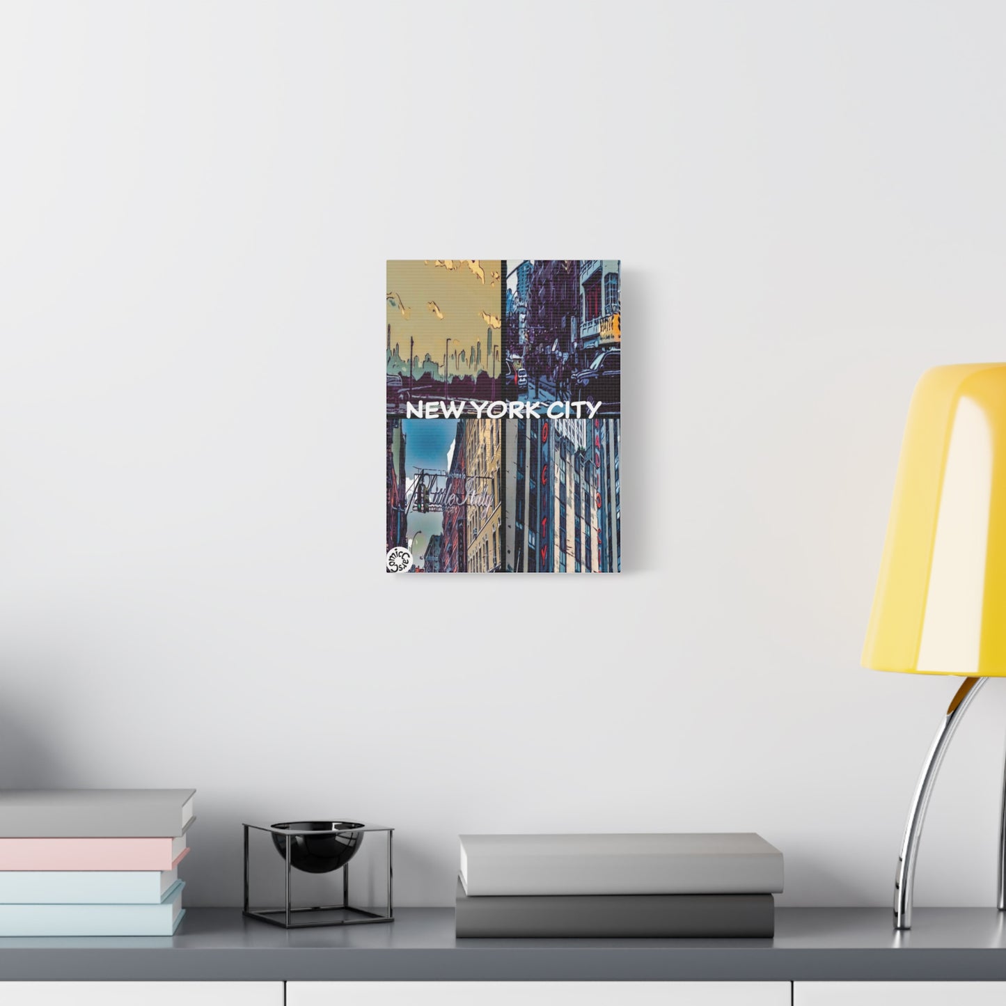 New York City Collection Matte Canvas Wall Art Urban Home Decor