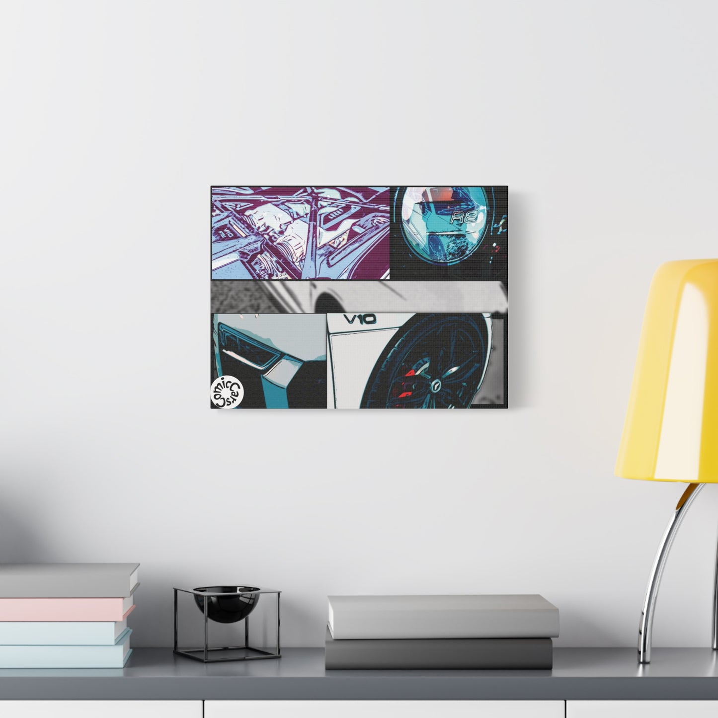 Canvas Print of Fast German Sports Car for Automotive Enthusiasts