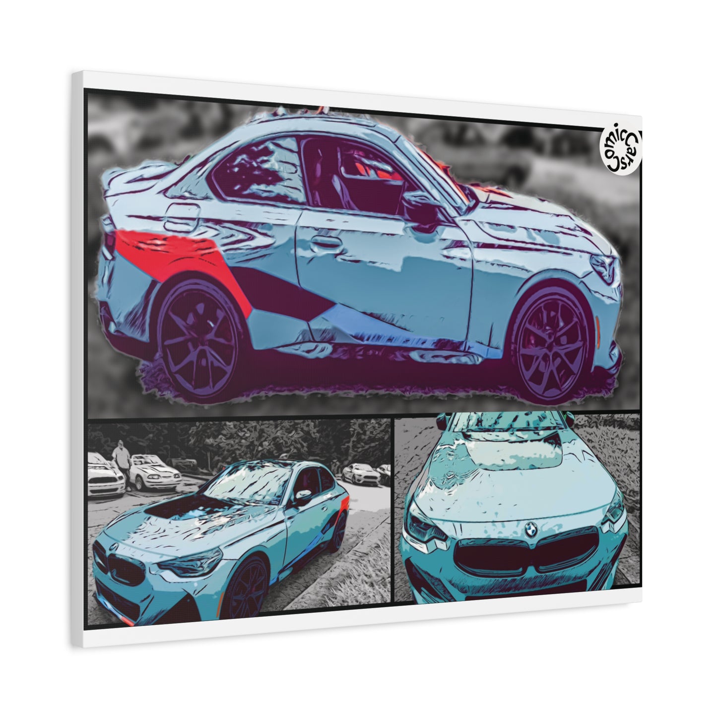 Canvas Print German Sports Car Matte Wall Art Decor