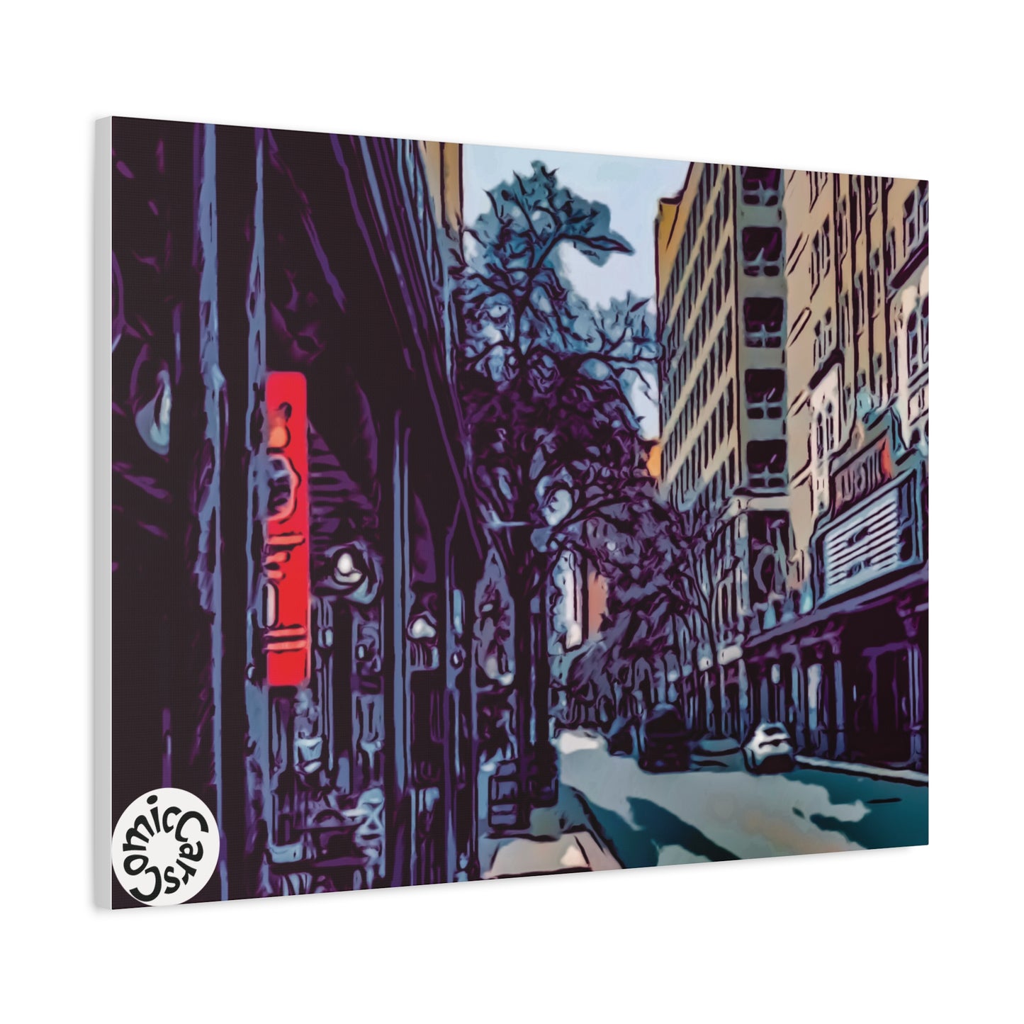 San Antonio Cruises City Matte Canvas Wall Art