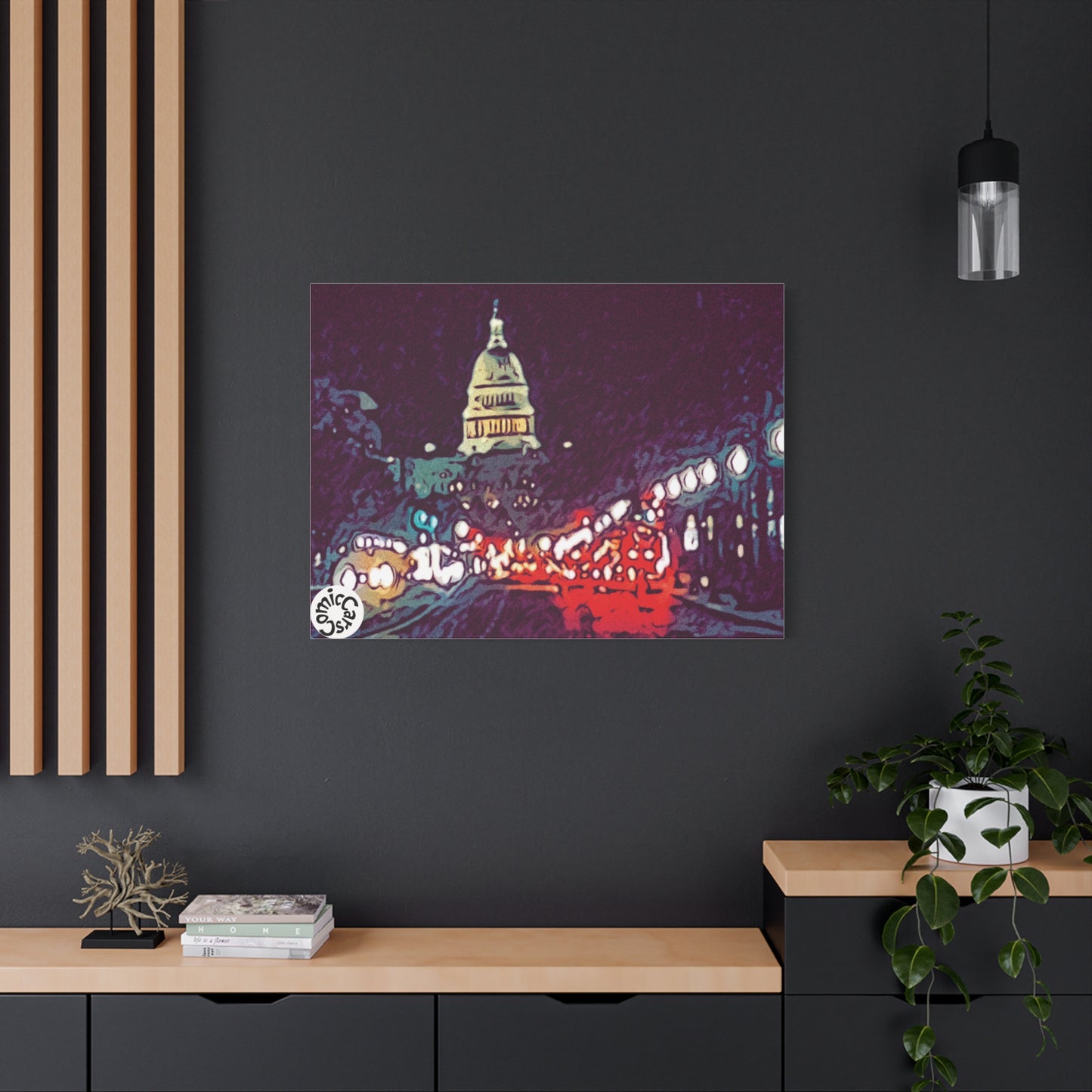 Washington DC Cityscape Matte Canvas Wall Art