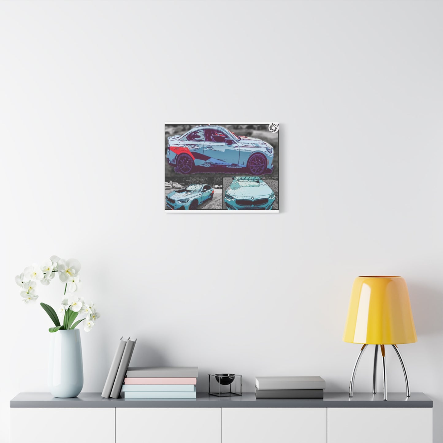 Canvas Print German Sports Car Matte Wall Art Decor