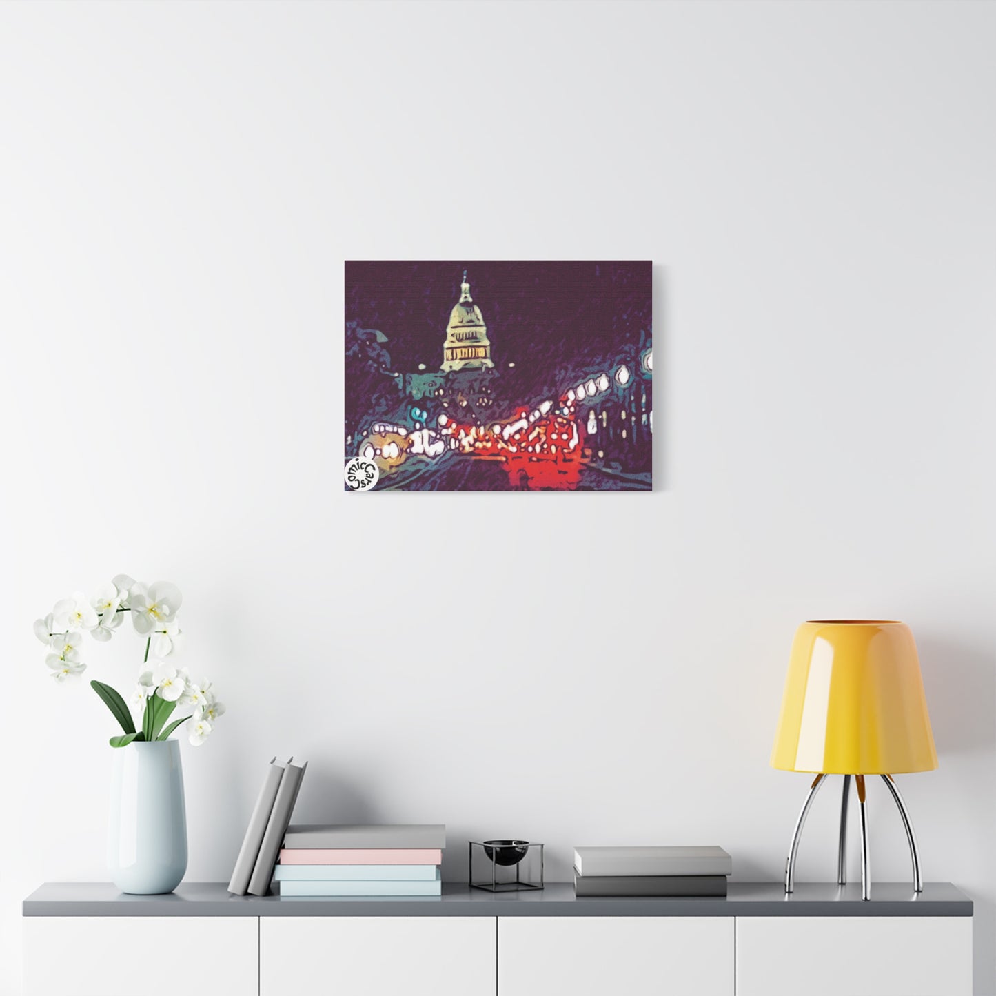 Washington DC Cityscape Matte Canvas Wall Art