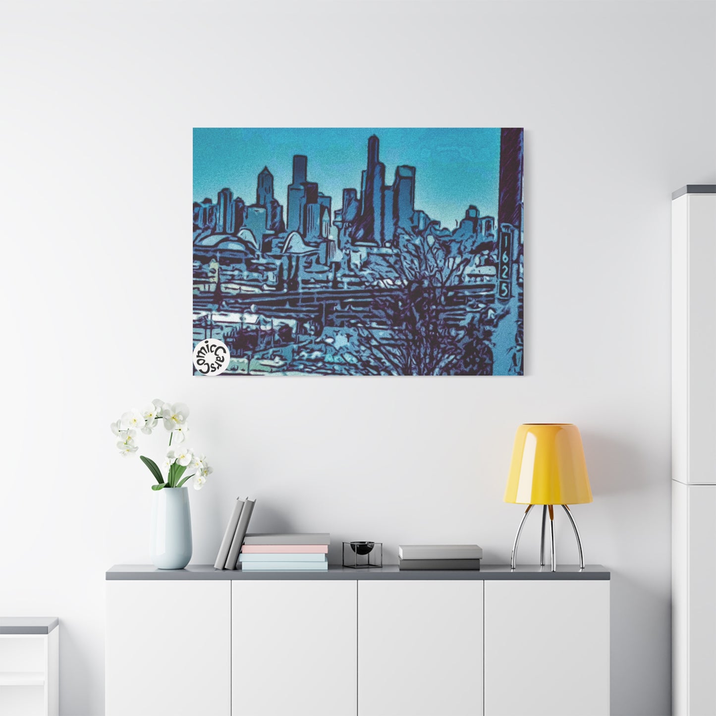 Seattle Cruises City Matte Canvas Wall Art