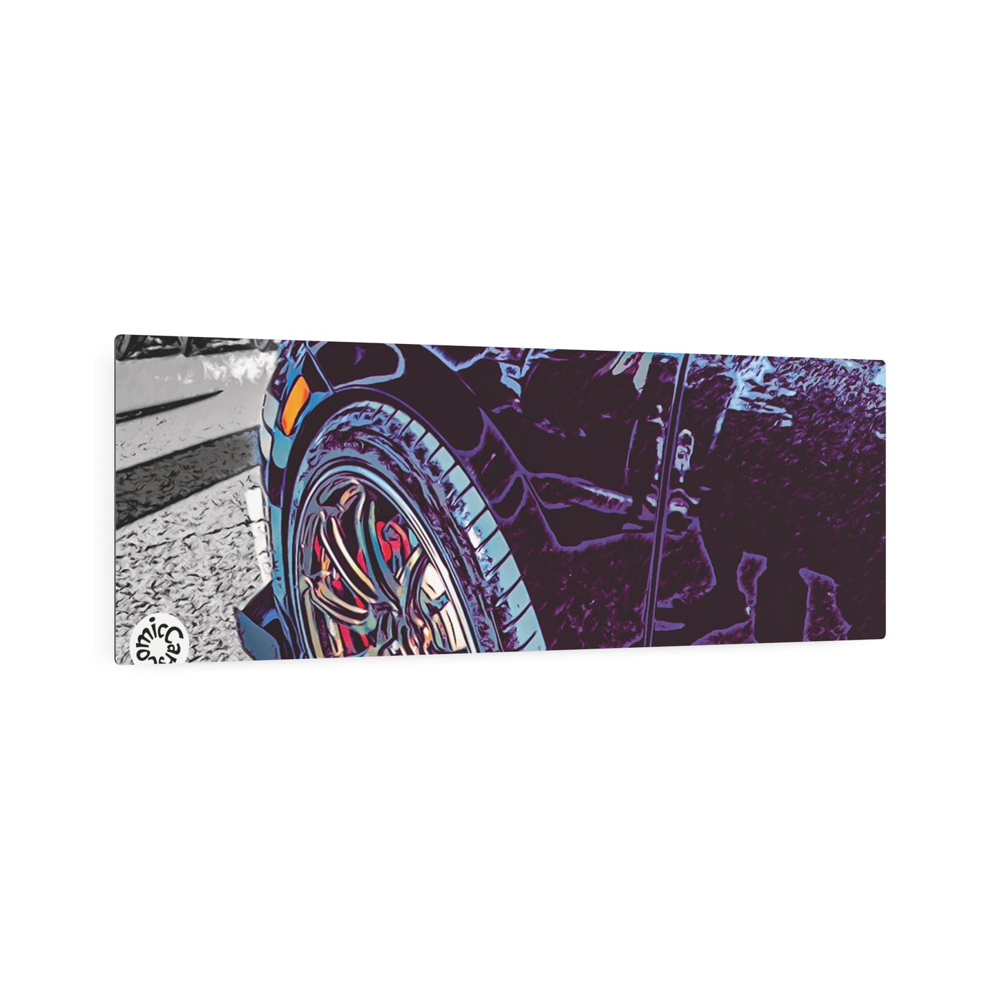 Metal Art Sign German Import Sports Car Wall Decor
