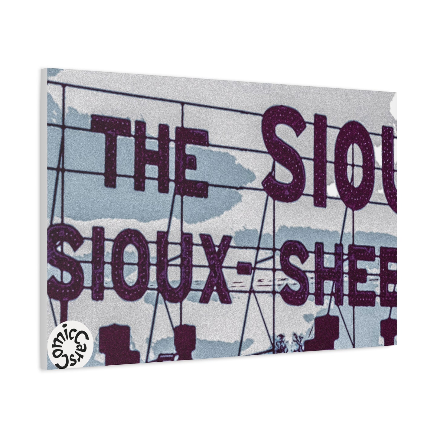 Sioux Falls City Matte Canvas Wall Art Urban Decor