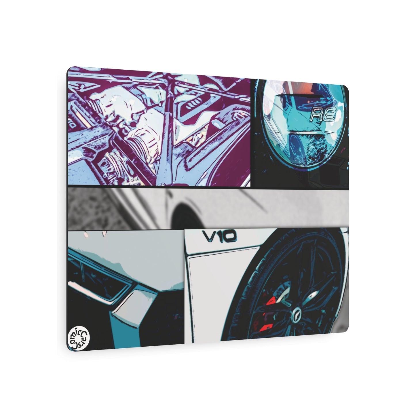 Metal Art Sign German Import Fast Sports Car Design