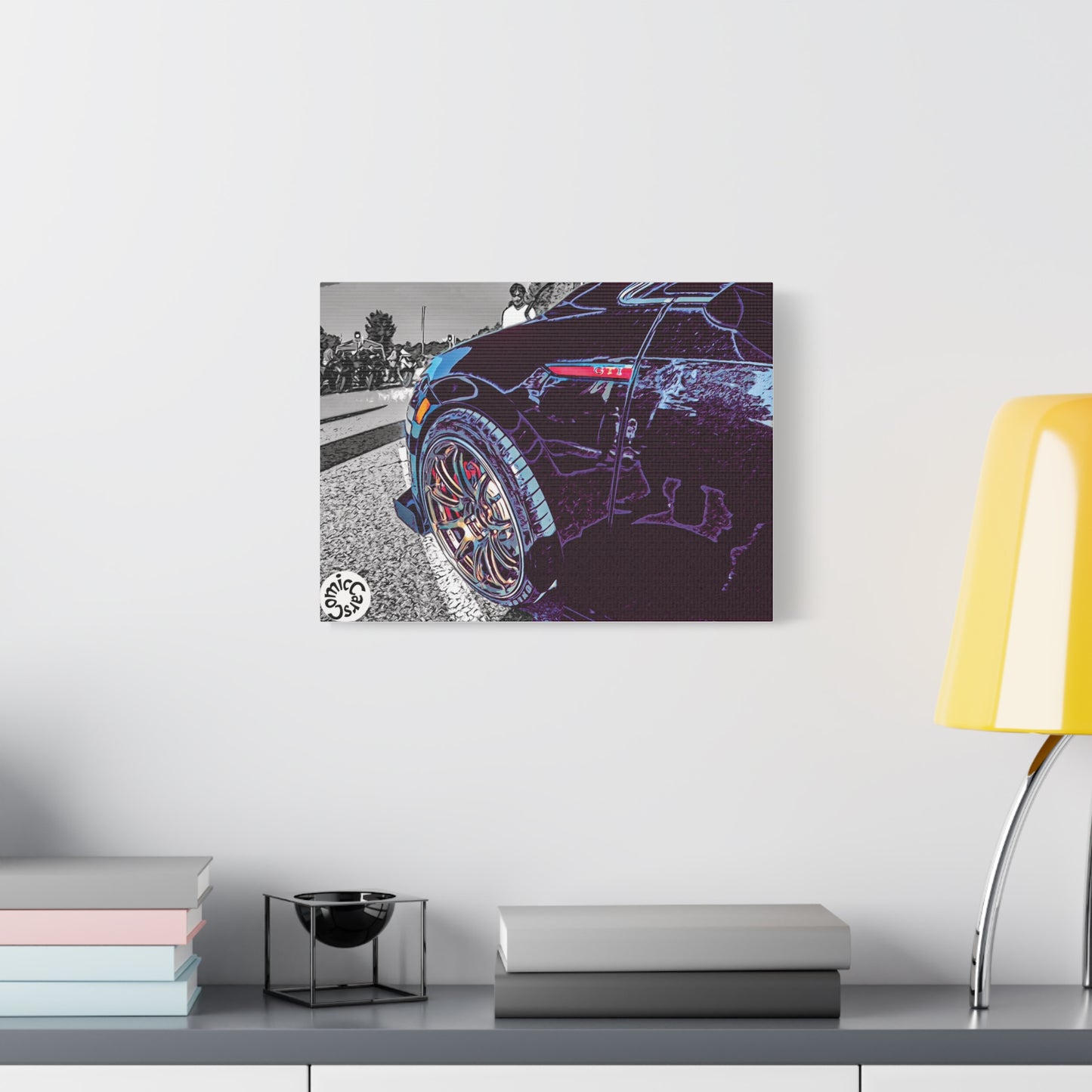 Canvas Print German Import Sports Car Luxury Decor for Car Enthusiasts