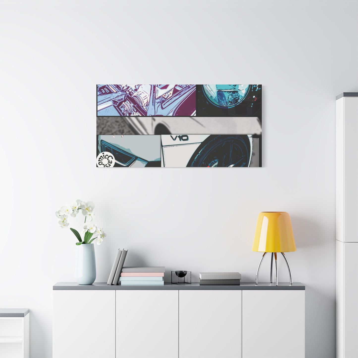 Canvas Print of Fast German Sports Car for Automotive Enthusiasts