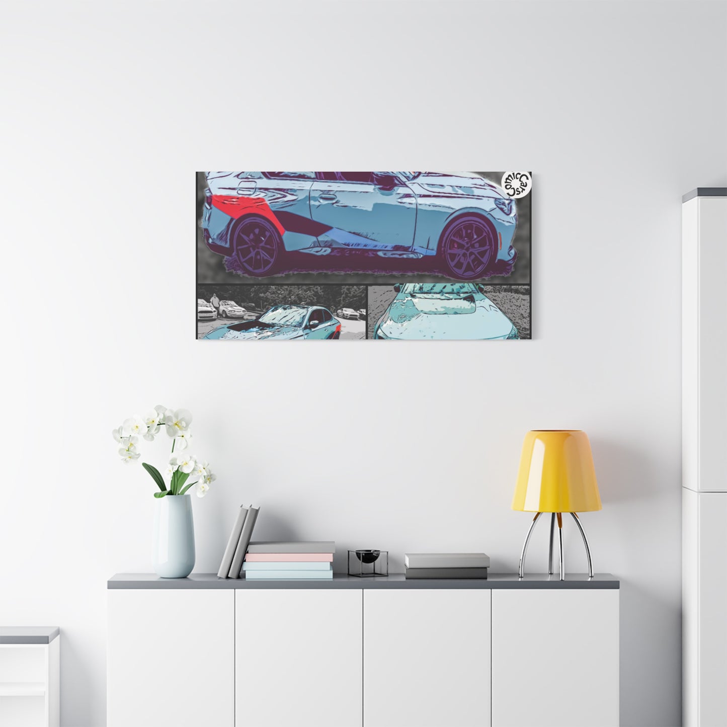 Canvas Print German Sports Car Matte Wall Art Decor