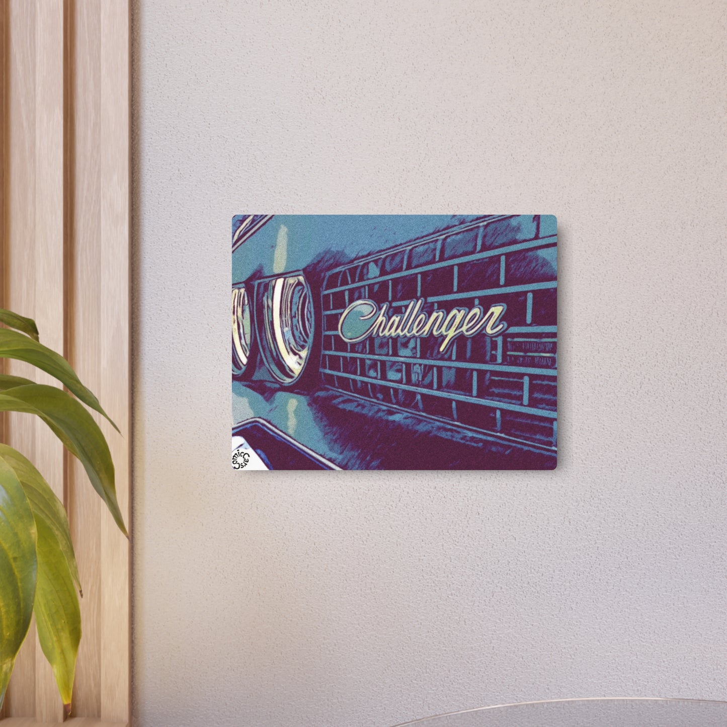 Metal Art Sign Modern Muscle Car Gas Pump Garage Wall Art