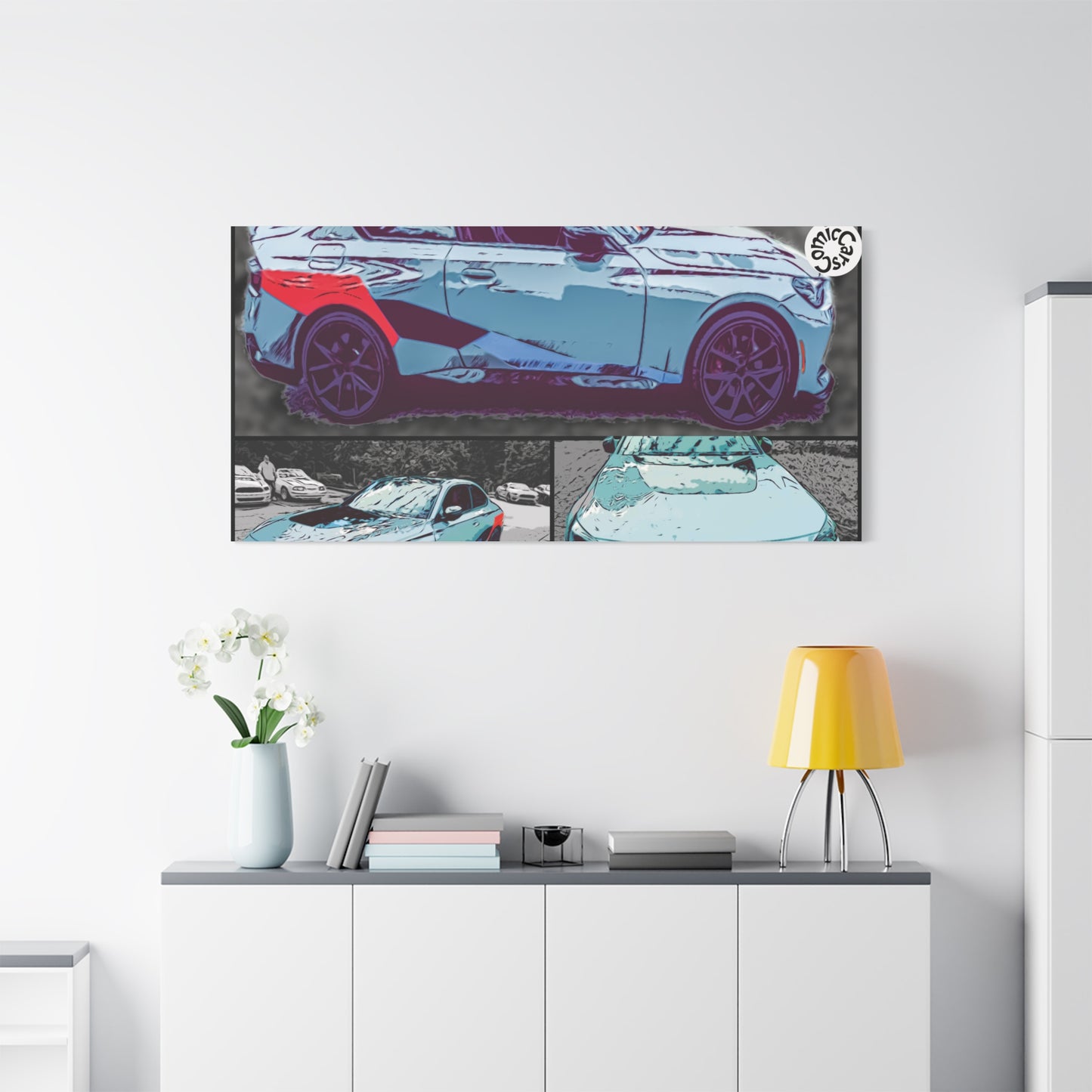 Canvas Print German Sports Car Matte Wall Art Decor