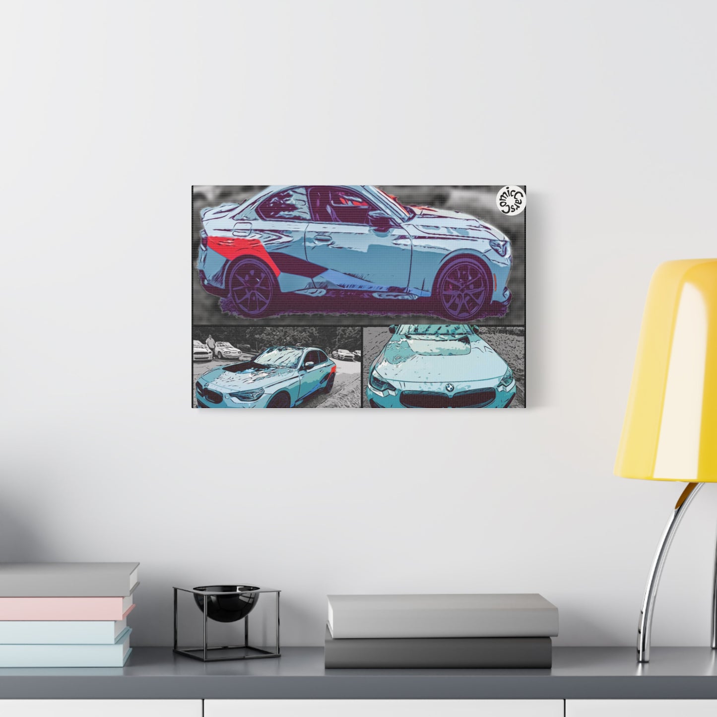 Canvas Print German Sports Car Matte Wall Art Decor