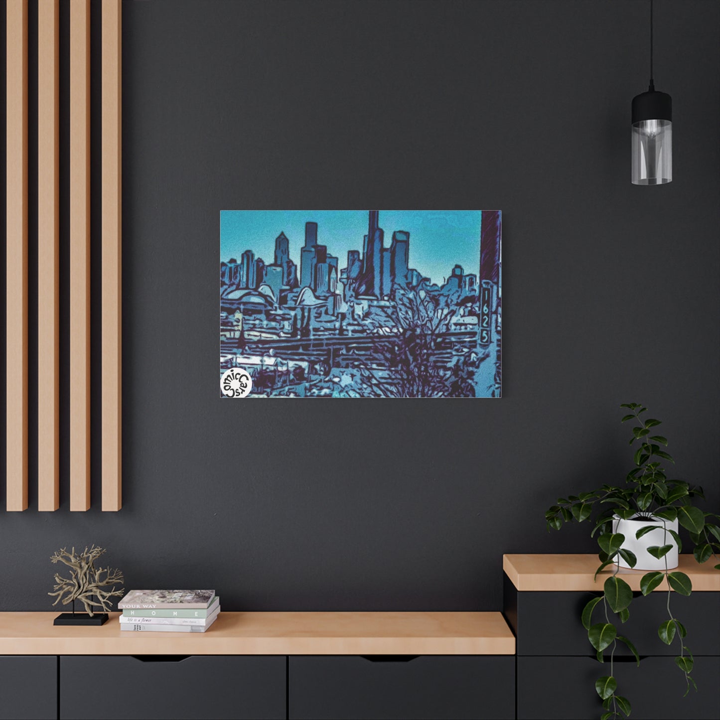 Seattle Cruises City Matte Canvas Wall Art