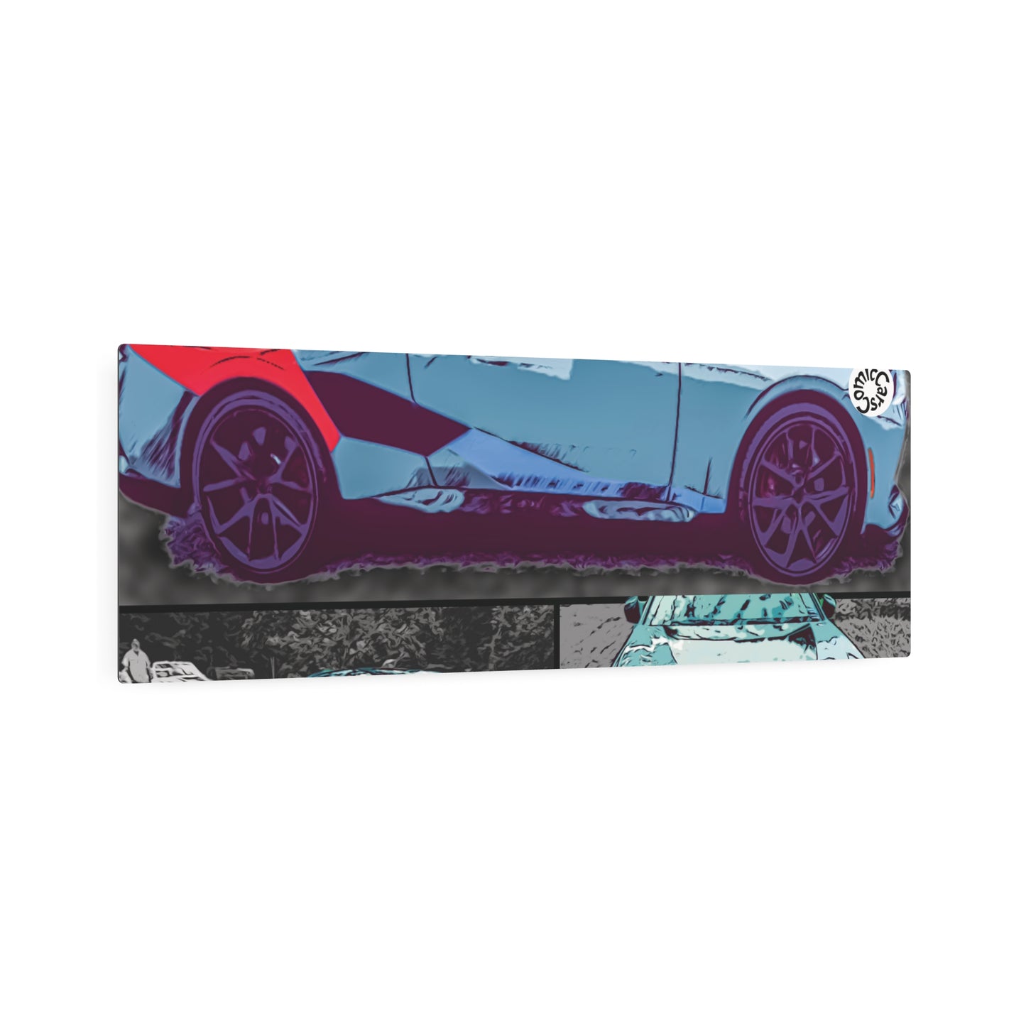 Metal Art Sign German Import Fast Sports Car Design