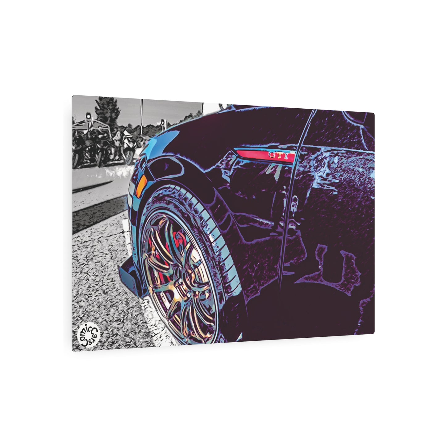 Metal Art Sign German Import Sports Car Wall Decor