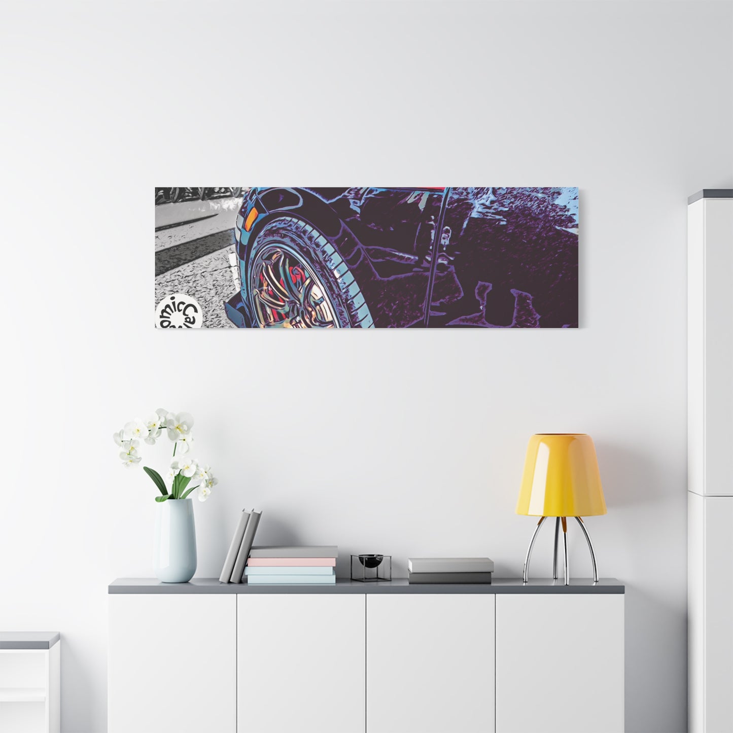 Canvas Print German Import Sports Car Luxury Decor for Car Enthusiasts
