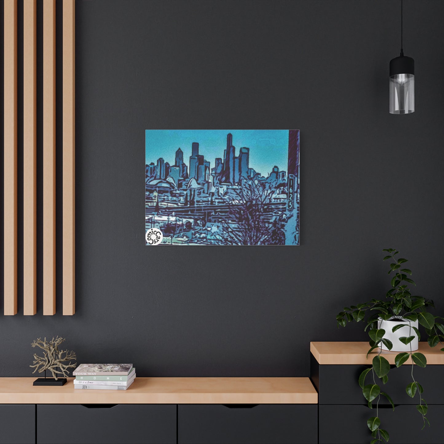 Seattle Cruises City Matte Canvas Wall Art