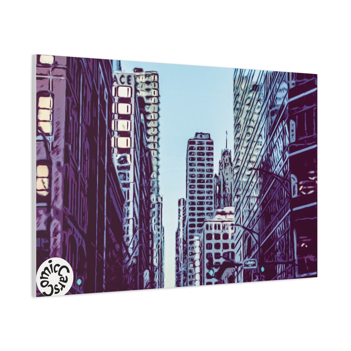 Chi-Town Cruises Matte Canvas Wall Art Urban Decor for Home and Office