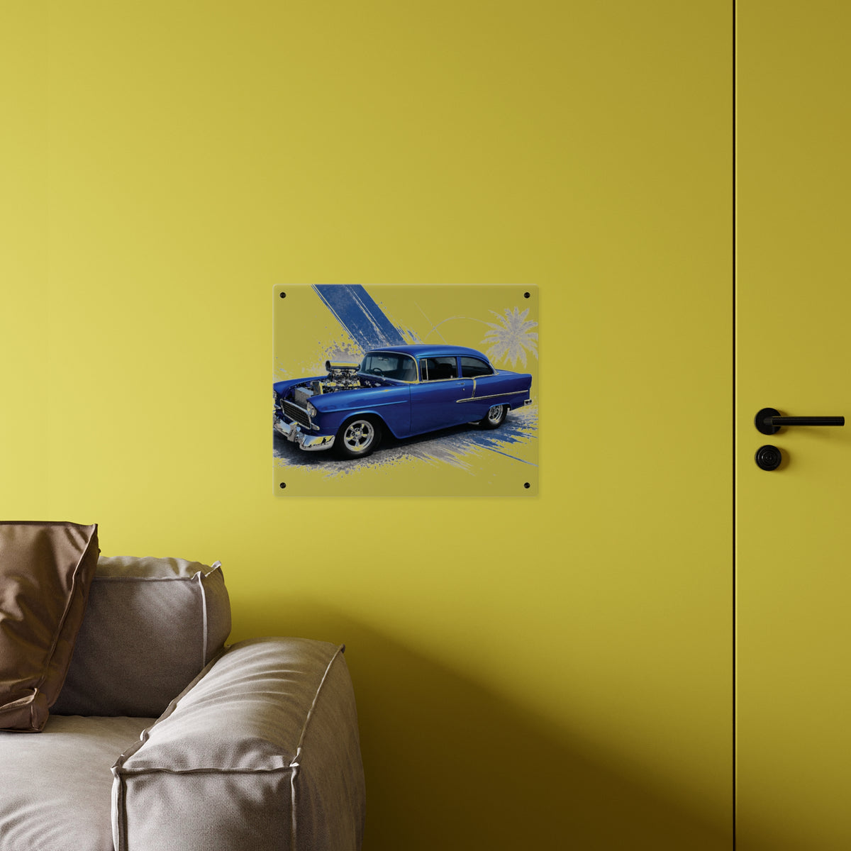 Comic My Ride Acrylic Wall Art