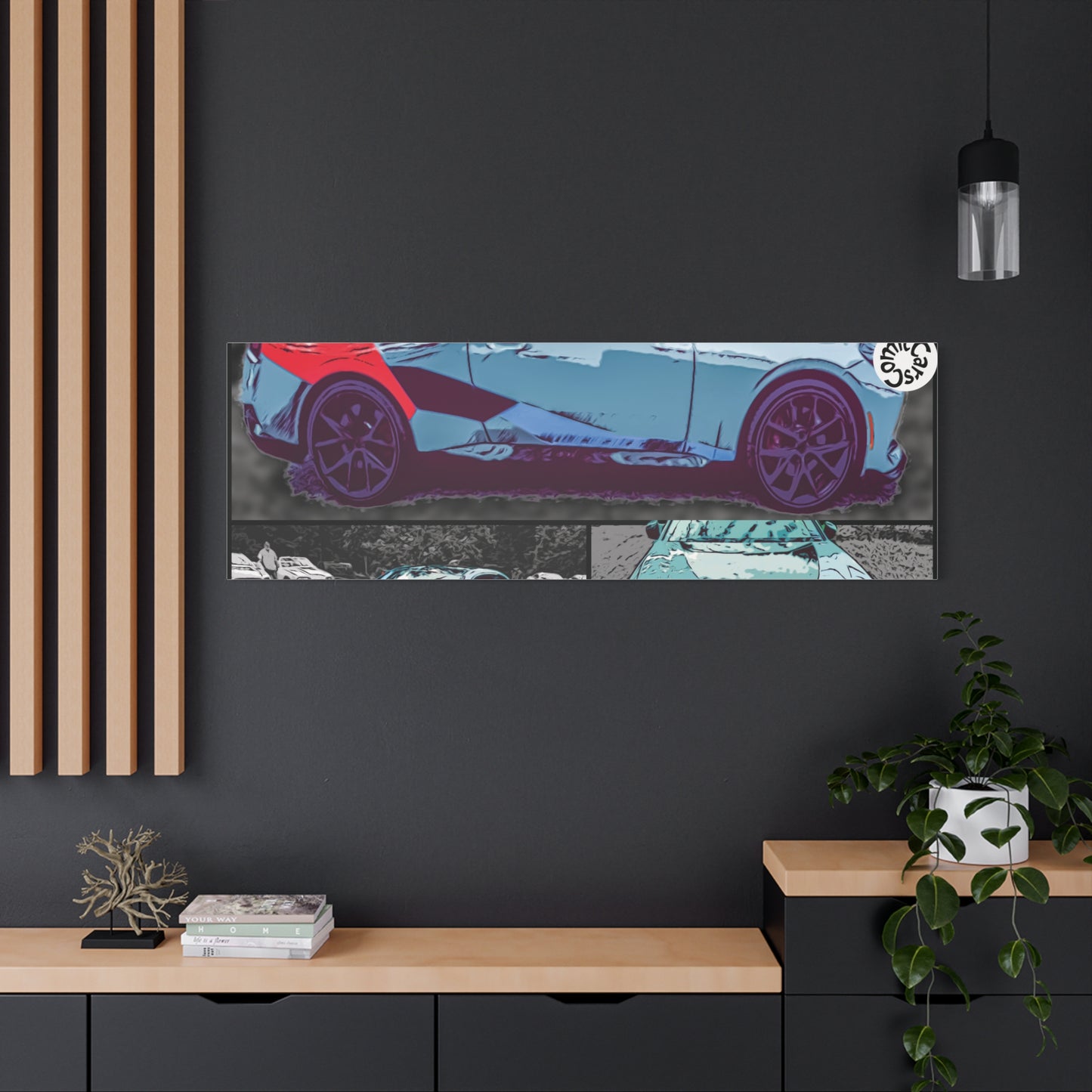 Canvas Print German Sports Car Matte Wall Art Decor