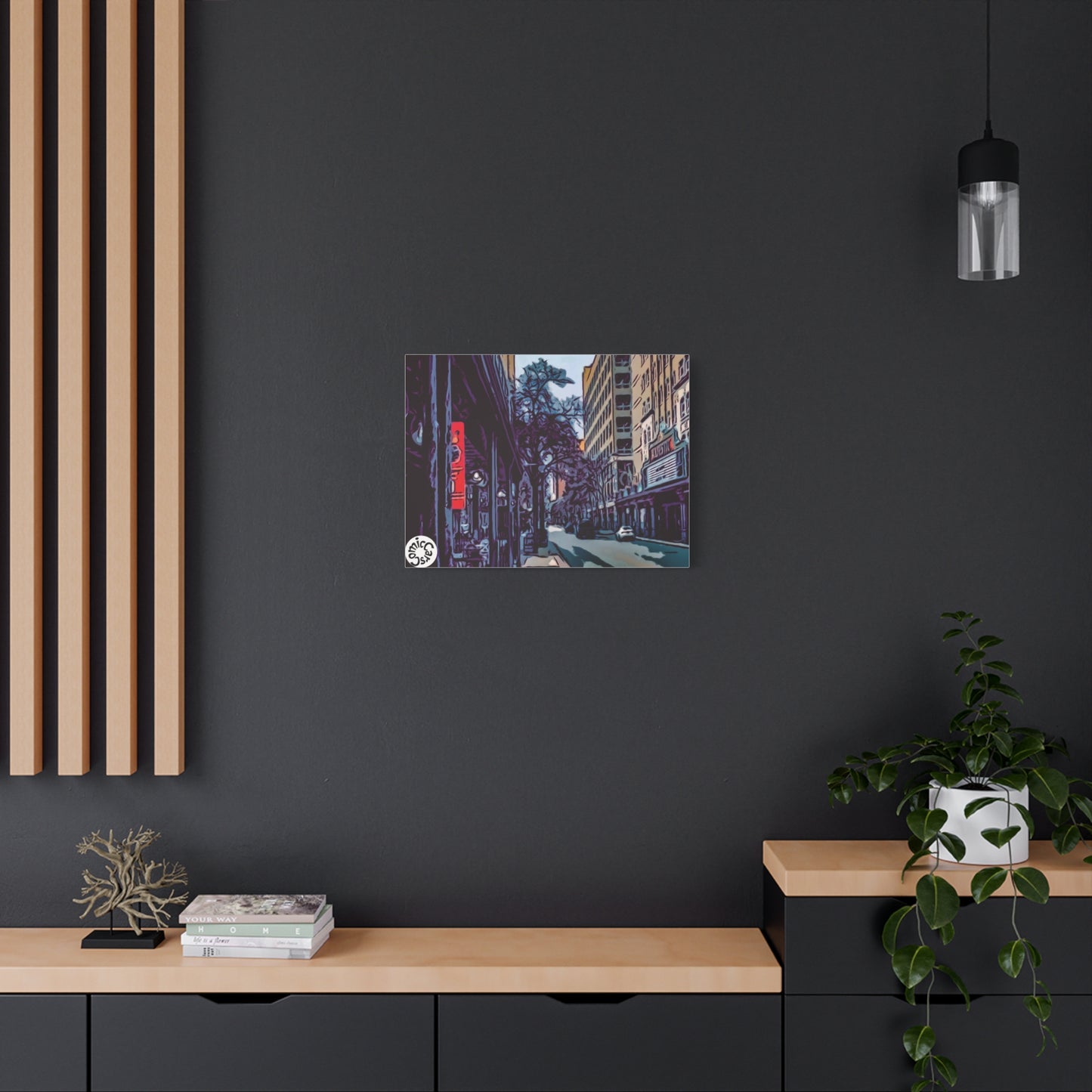 San Antonio Cruises City Matte Canvas Wall Art