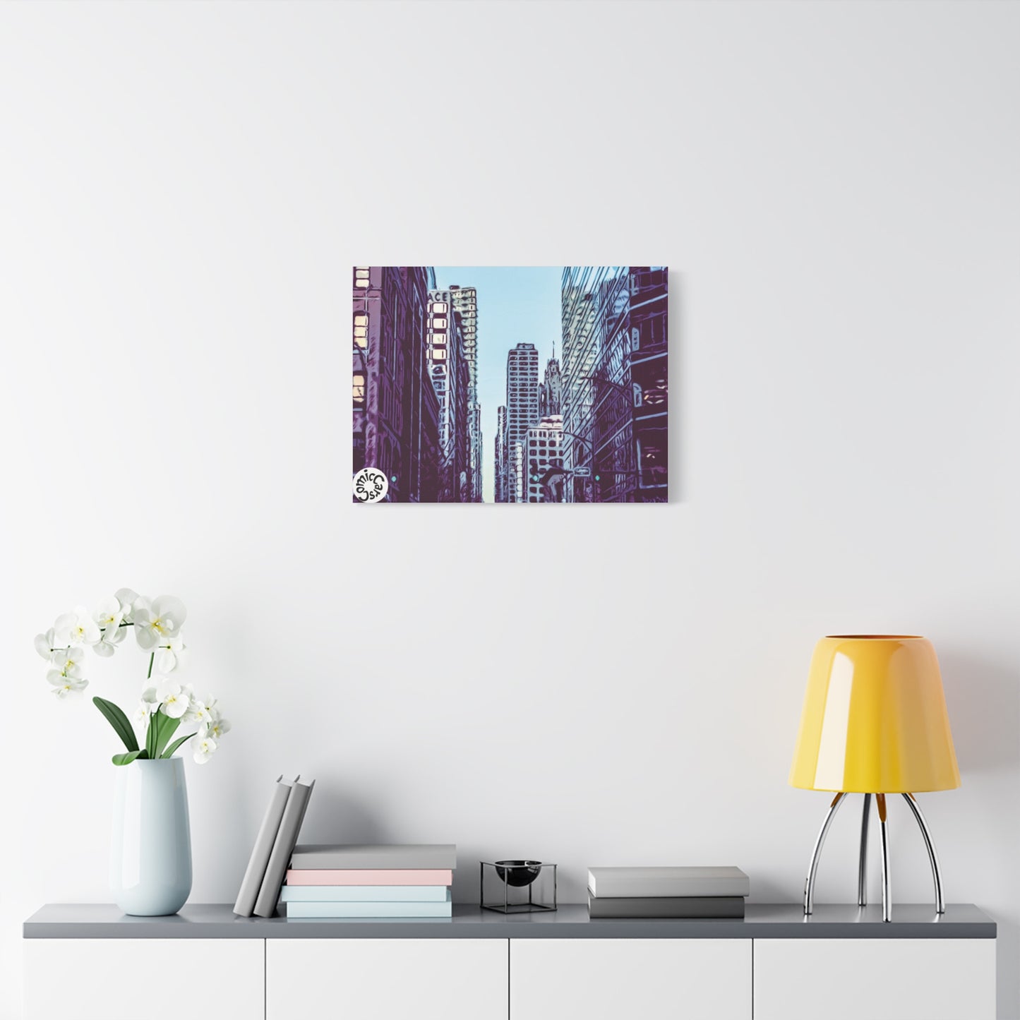 Chi-Town Cruises Matte Canvas Wall Art Urban Decor for Home and Office