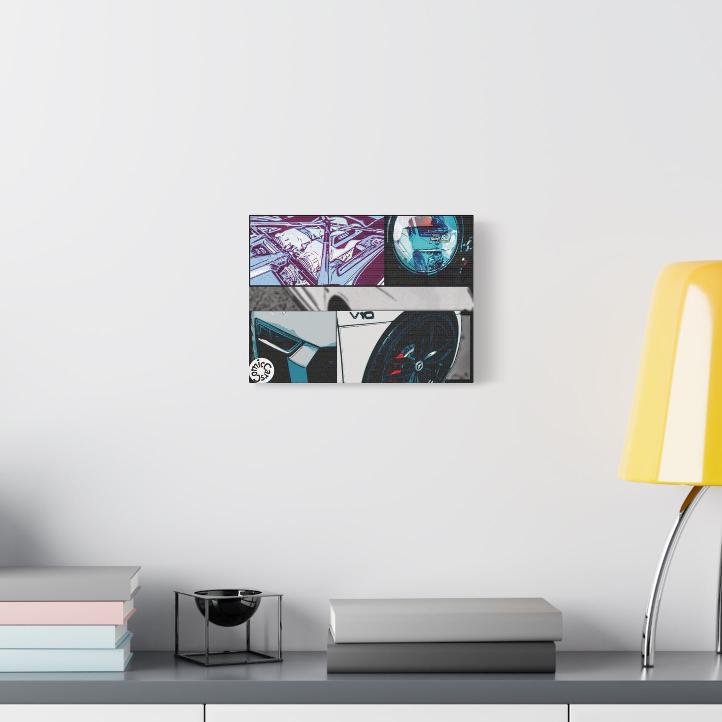 Canvas Print of Fast German Sports Car for Automotive Enthusiasts