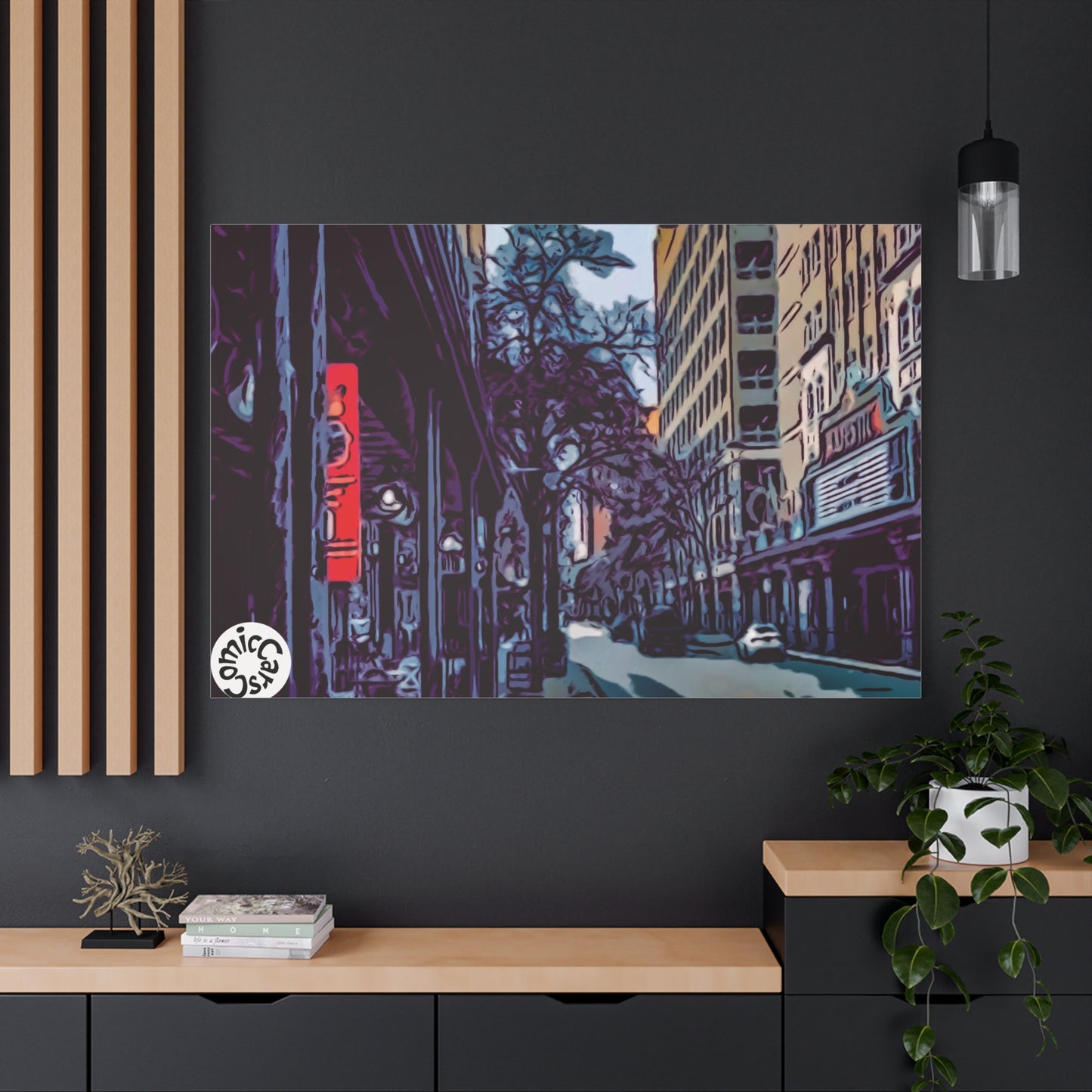 San Antonio Cruises City Matte Canvas Wall Art