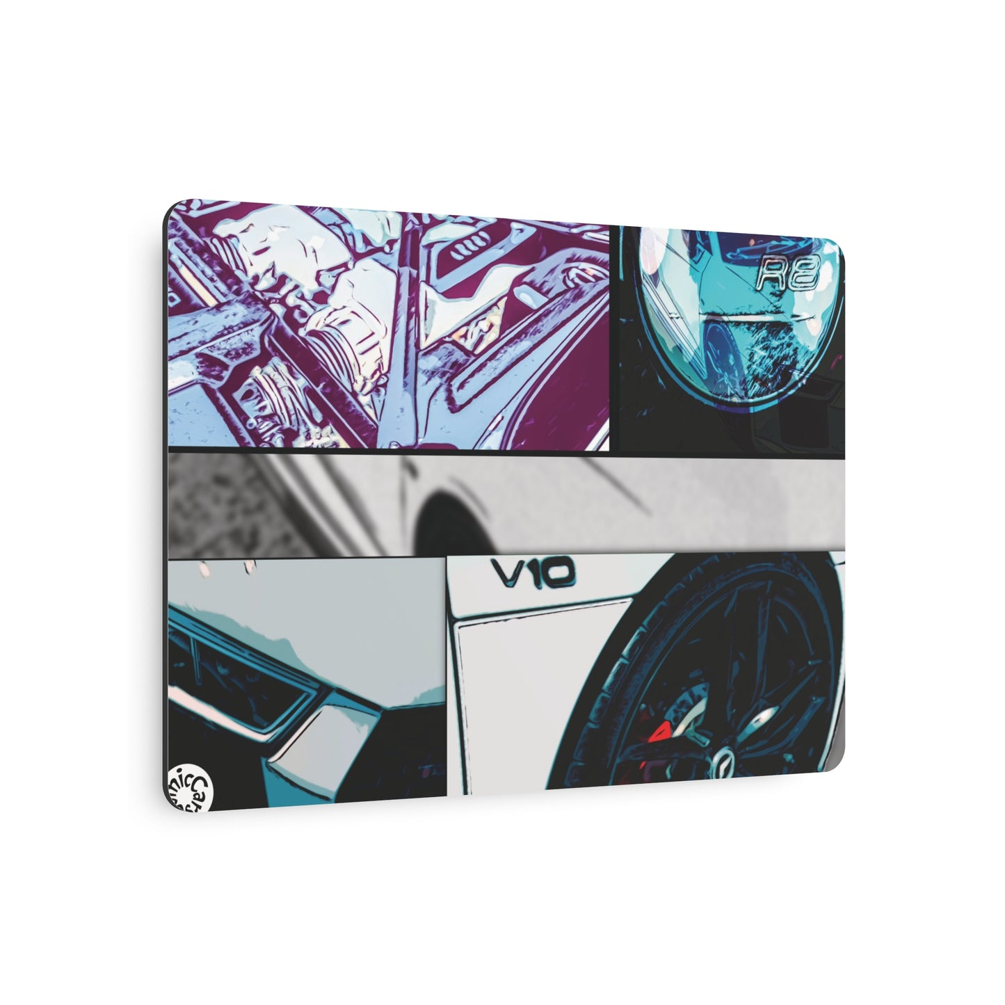 Metal Art Sign German Import Fast Sports Car Design