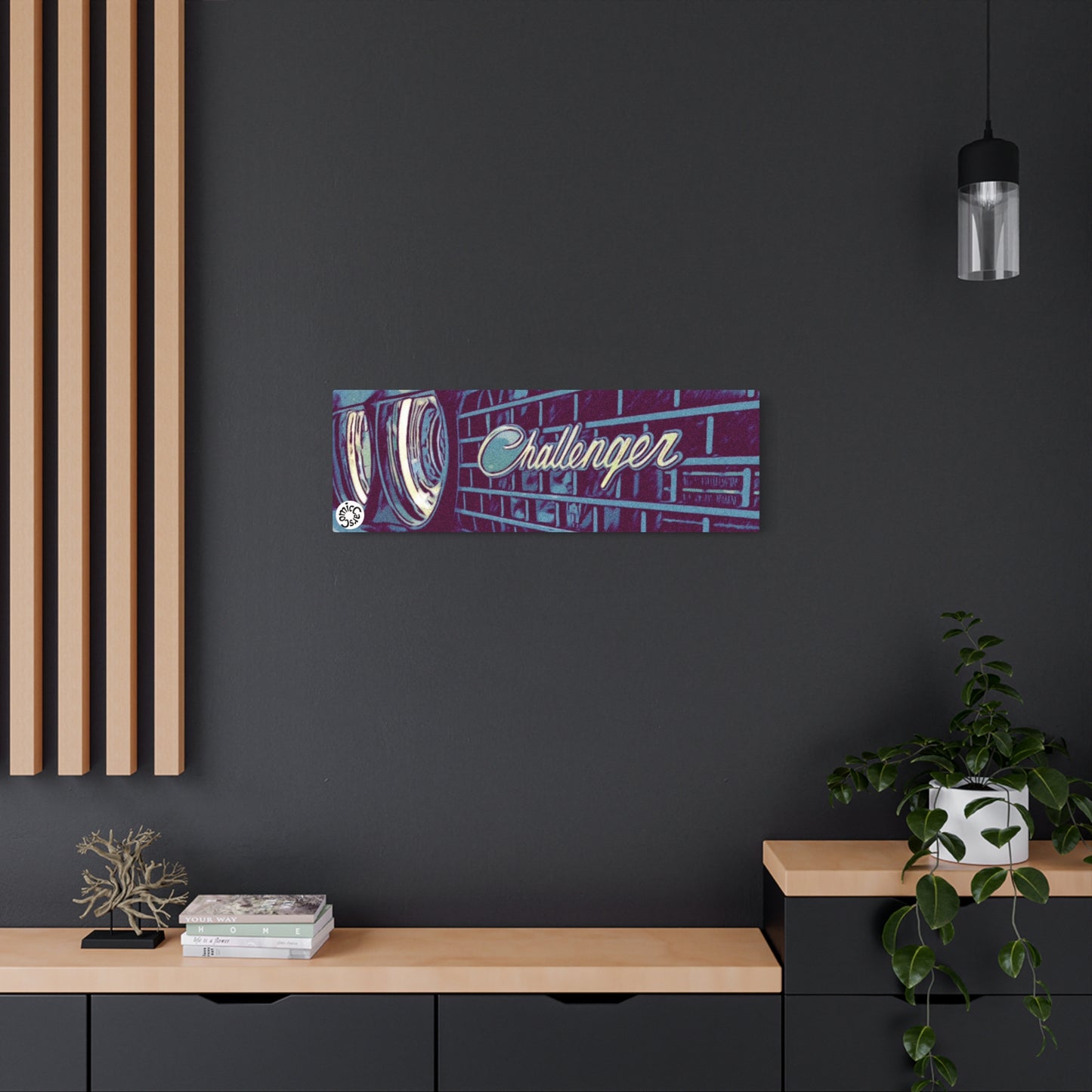 Metal Art Sign Modern Muscle Car Gas Pump Garage Wall Art