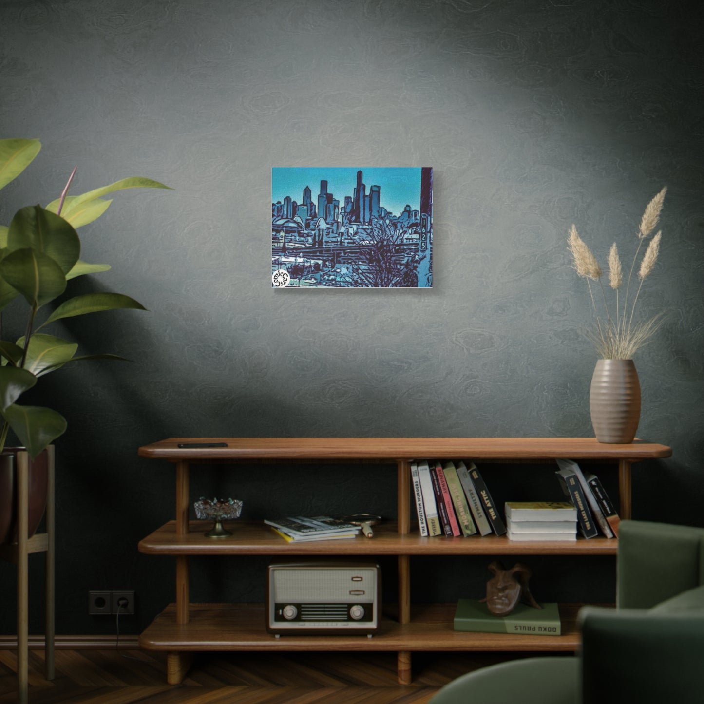 Seattle Cruises City Matte Canvas Wall Art